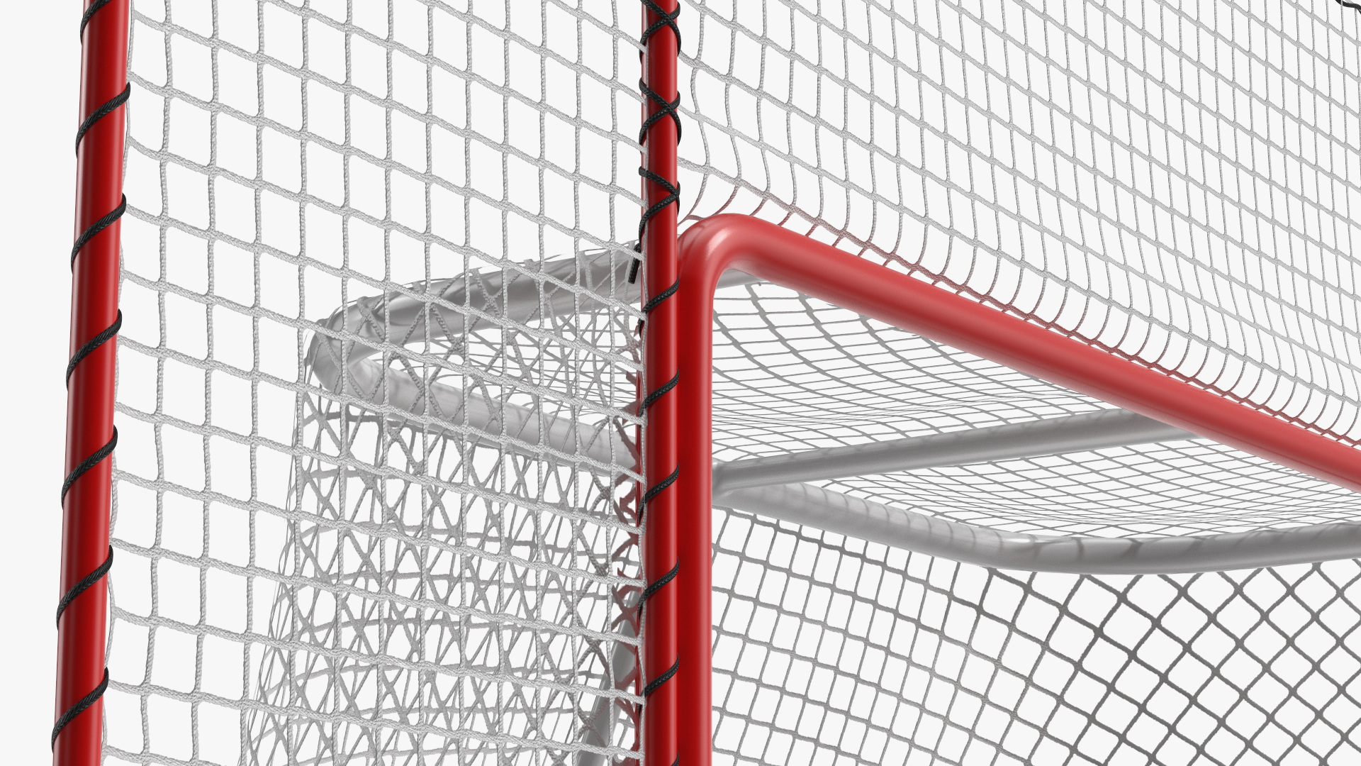 3D Folding Hockey Goal with Backstop model