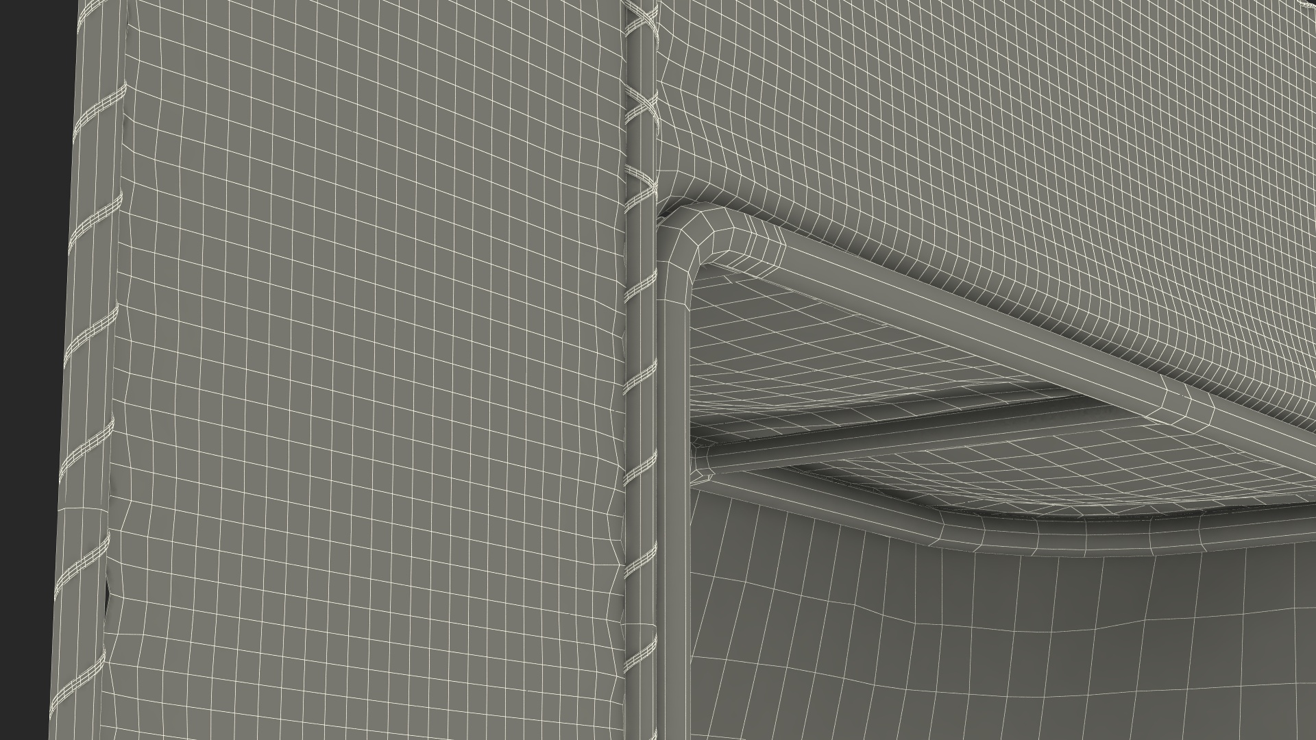 3D Folding Hockey Goal with Backstop model