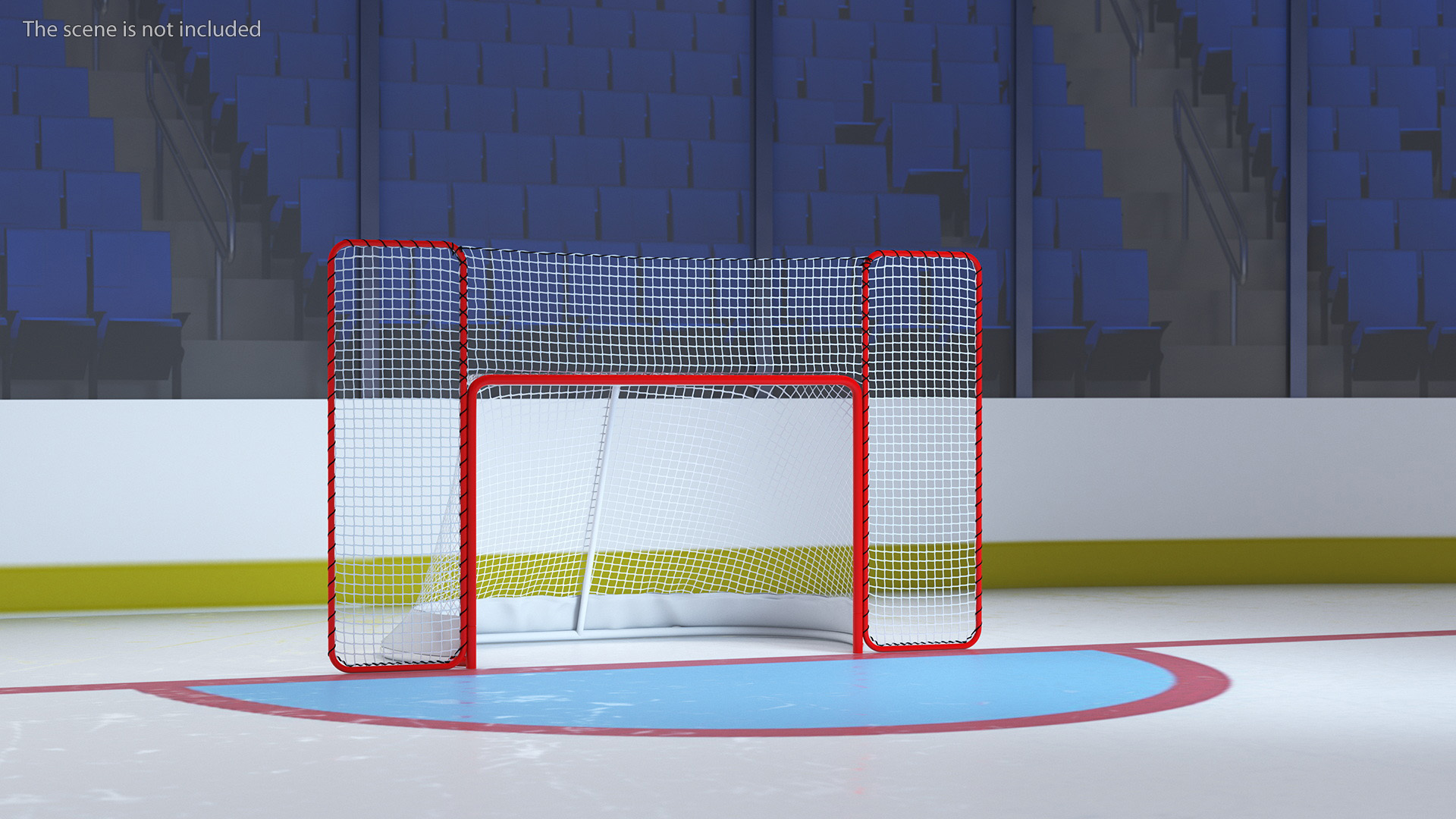 3D Folding Hockey Goal with Backstop model