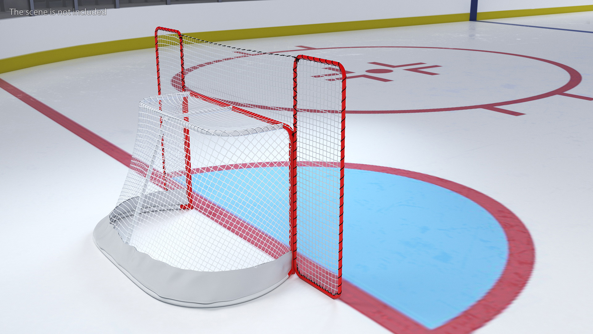 3D Folding Hockey Goal with Backstop model