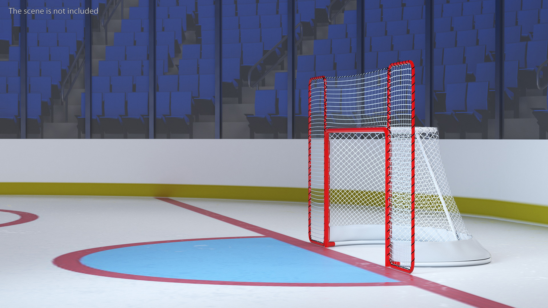 3D Folding Hockey Goal with Backstop model