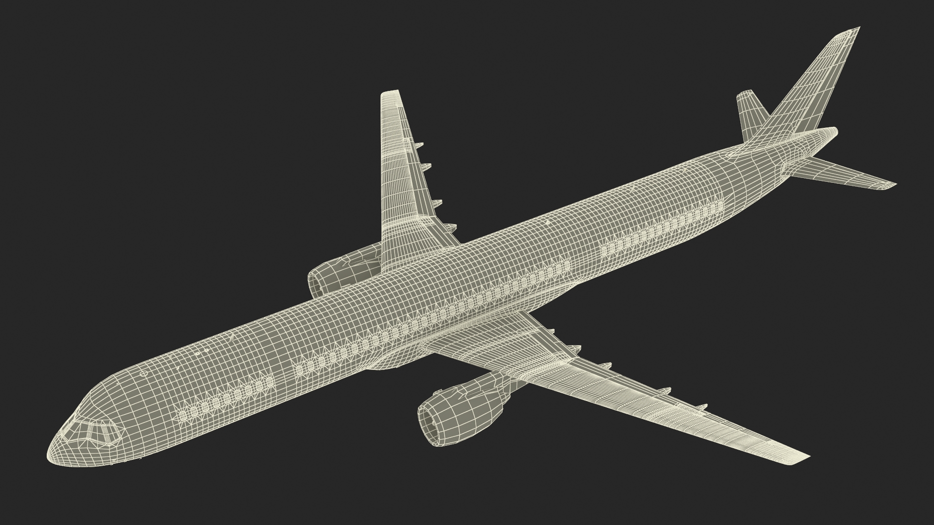 3D model Passenger Jetliner Flight