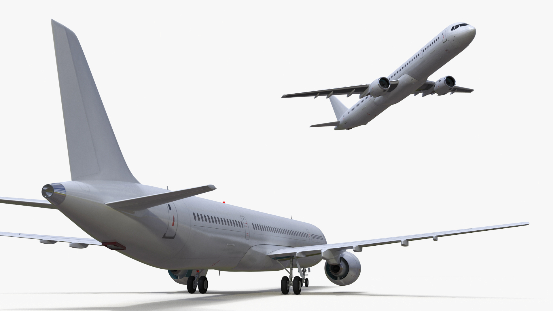 3D model Passenger Jetliner Flight