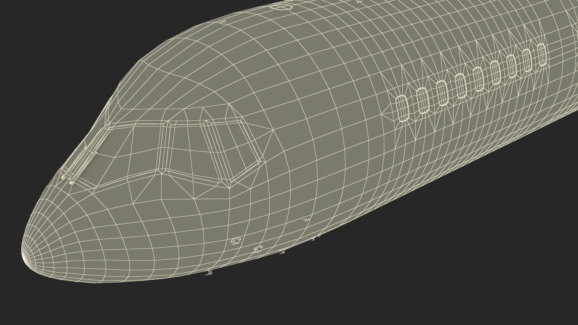 3D model Passenger Jetliner Flight