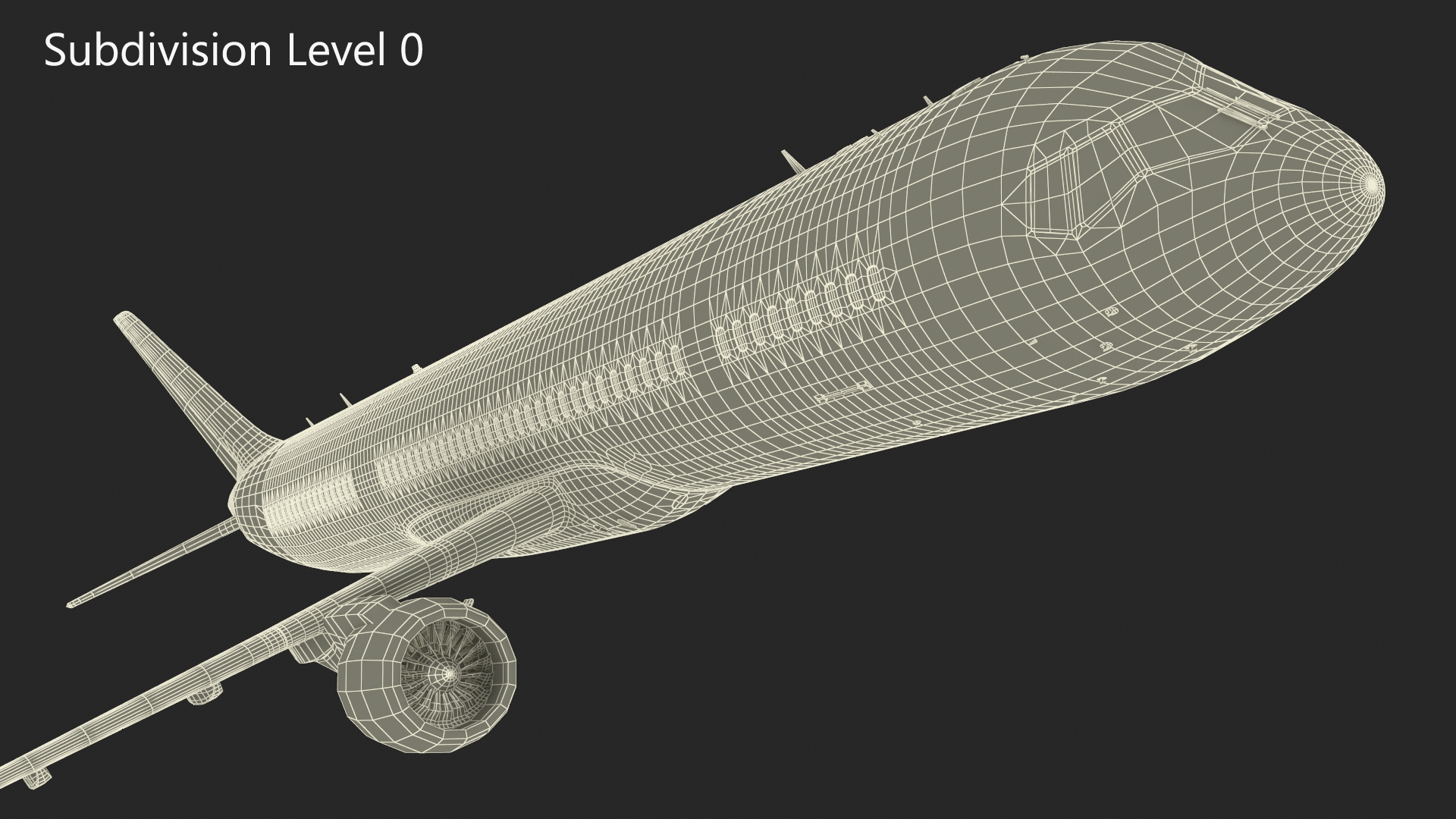 3D model Passenger Jetliner Flight