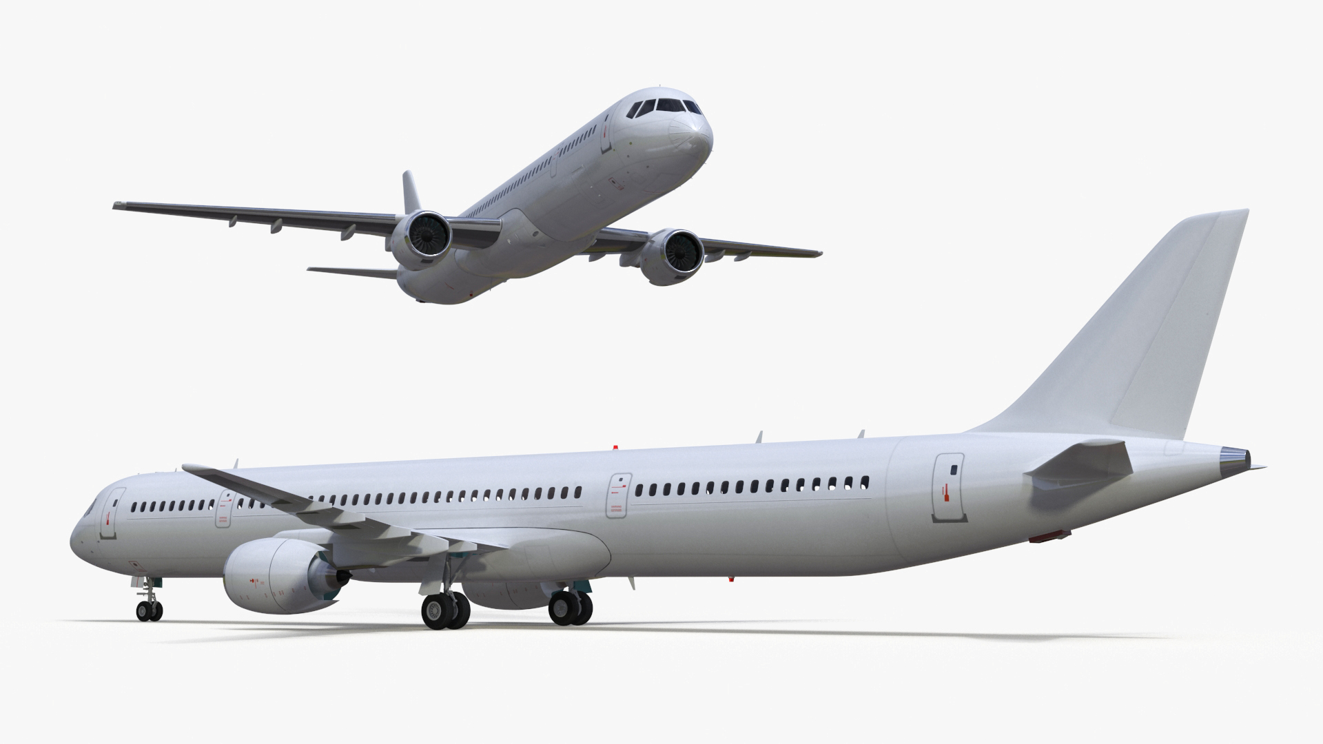 3D model Passenger Jetliner Flight