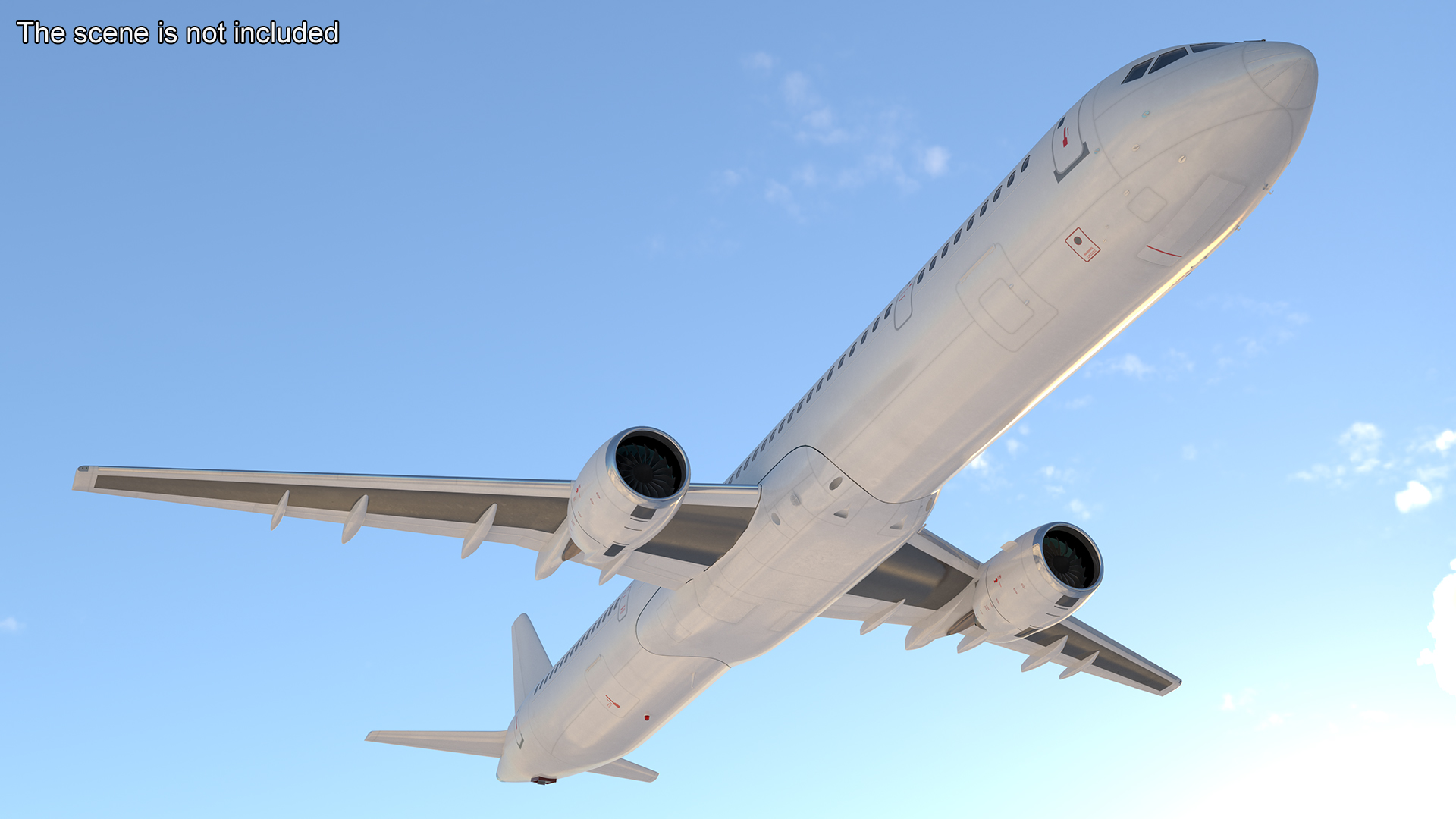 3D model Passenger Jetliner Flight