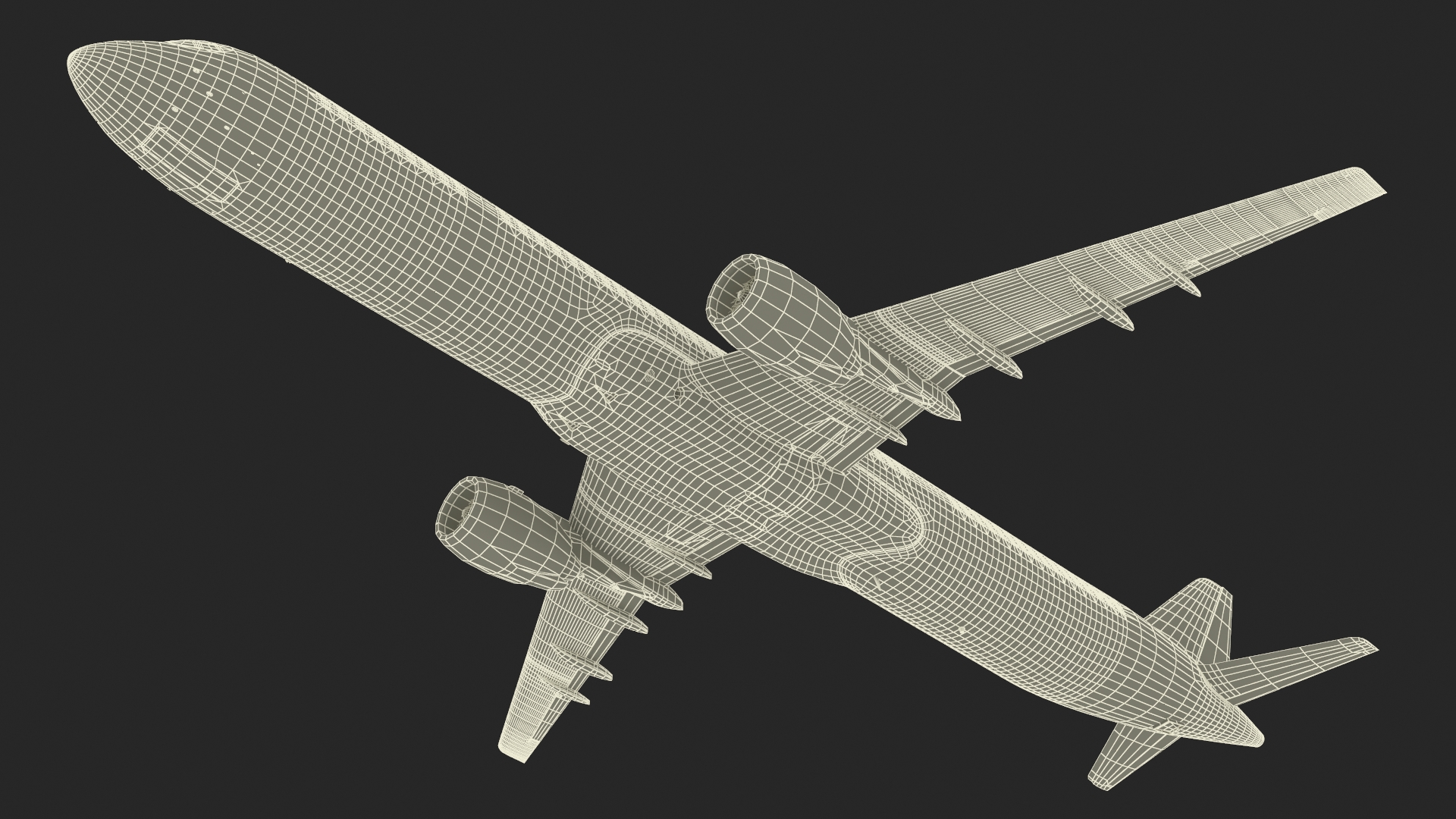 3D model Passenger Jetliner Flight