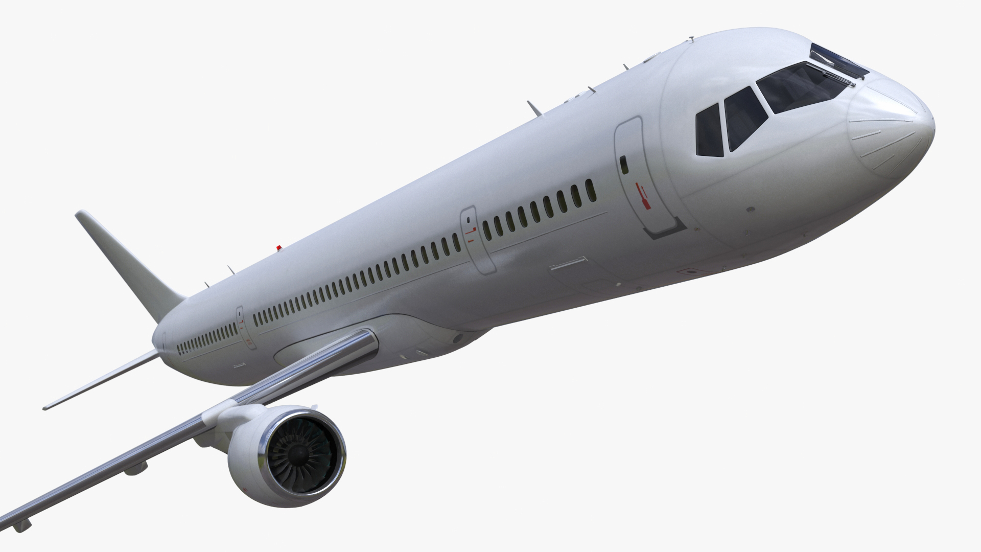 3D model Passenger Jetliner Flight