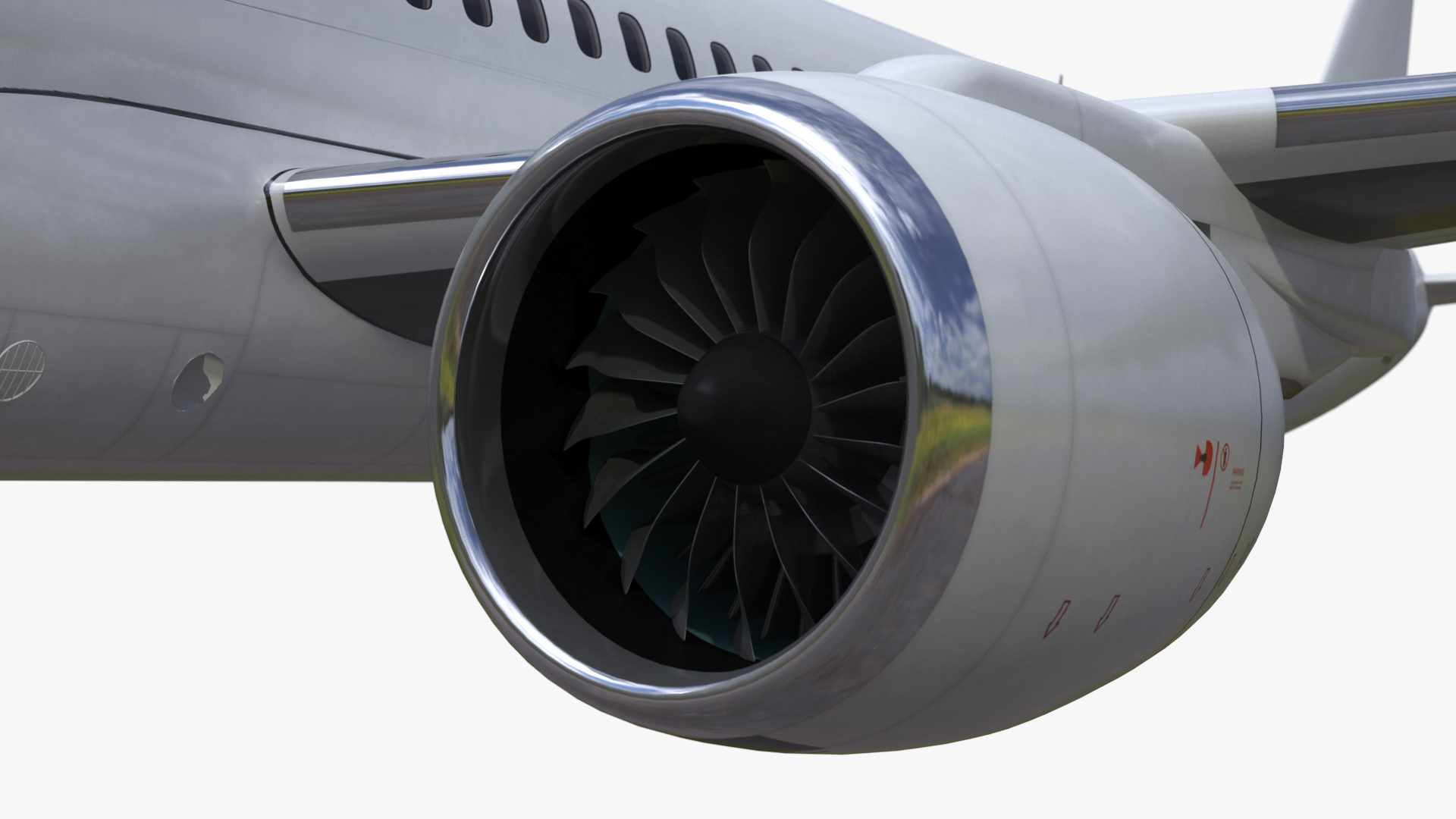 3D model Passenger Jetliner Flight