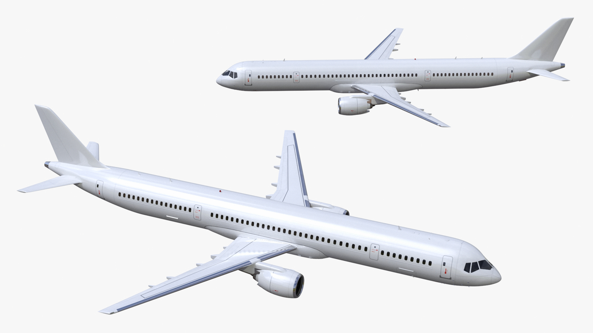 3D model Passenger Jetliner Flight