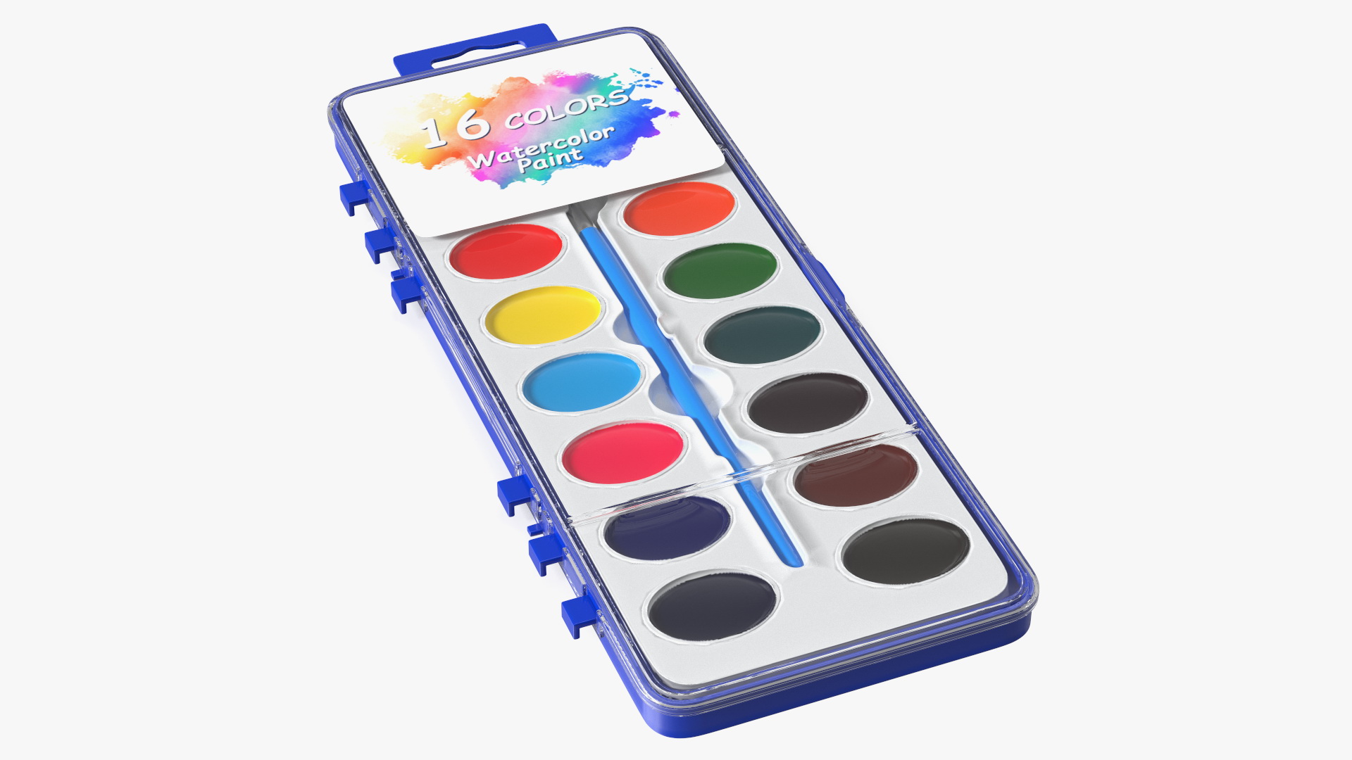 3D Watercolor Paint Set for Kids Fur model
