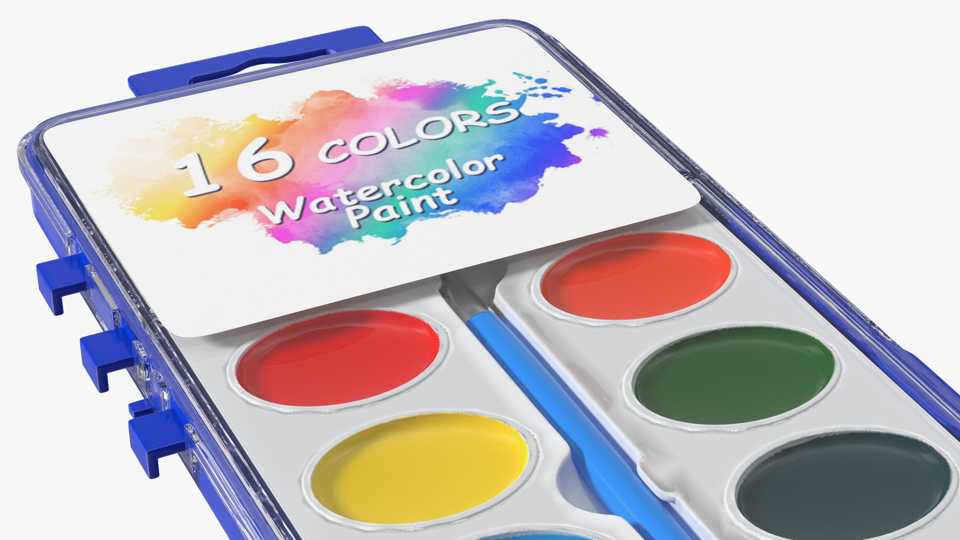 3D Watercolor Paint Set for Kids Fur model
