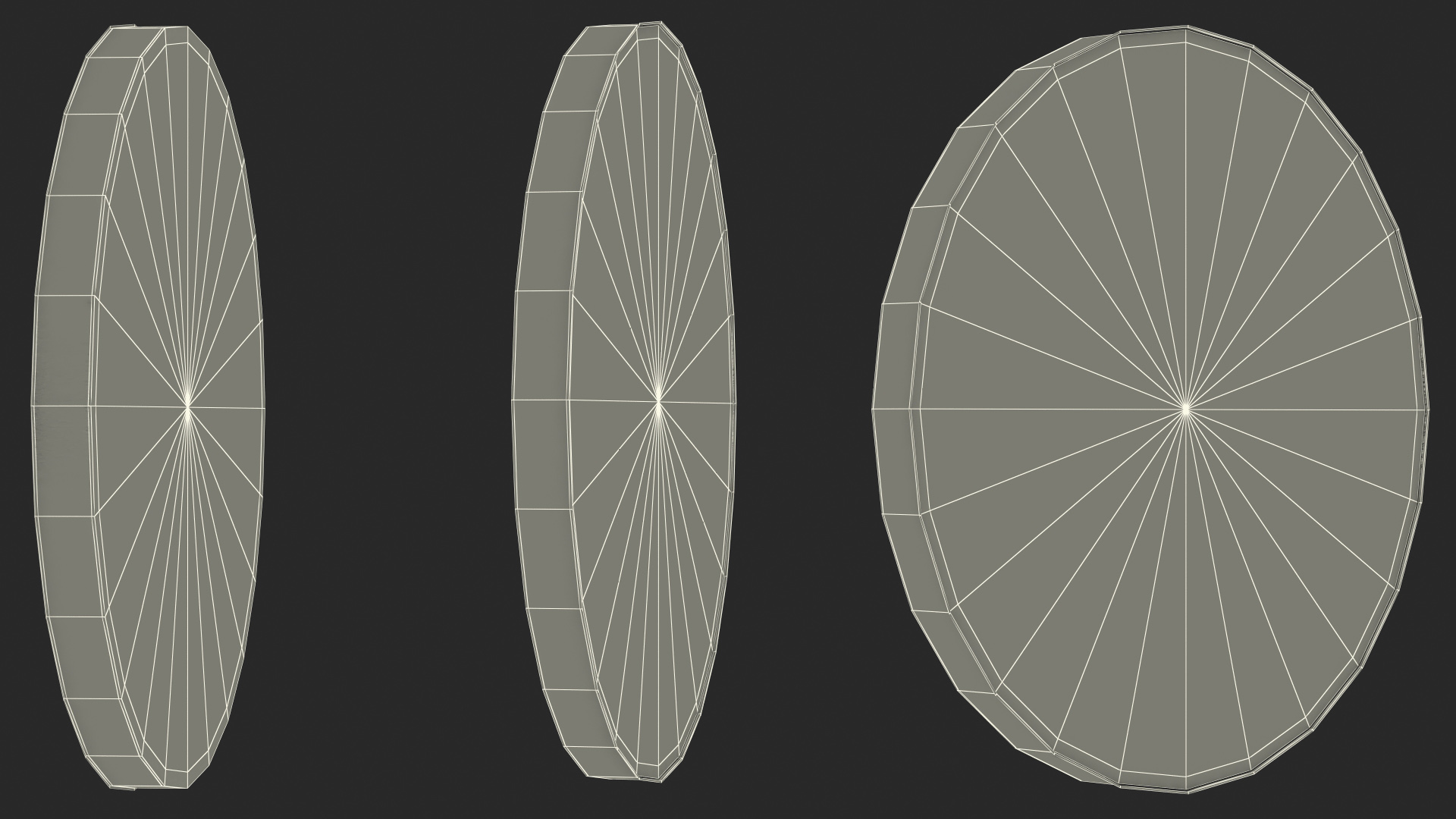 3D Vintage Clock Face model