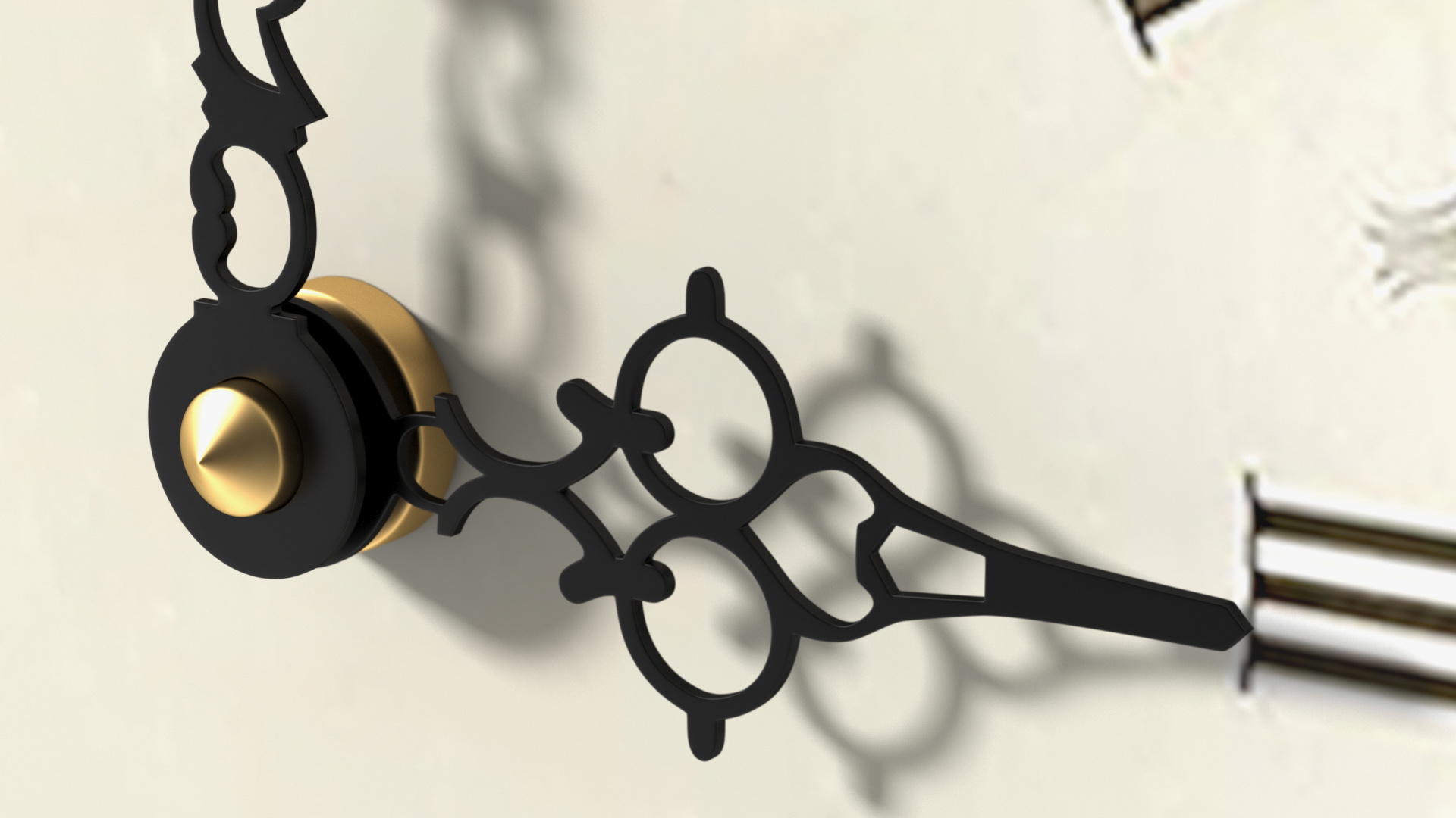 3D Vintage Clock Face model