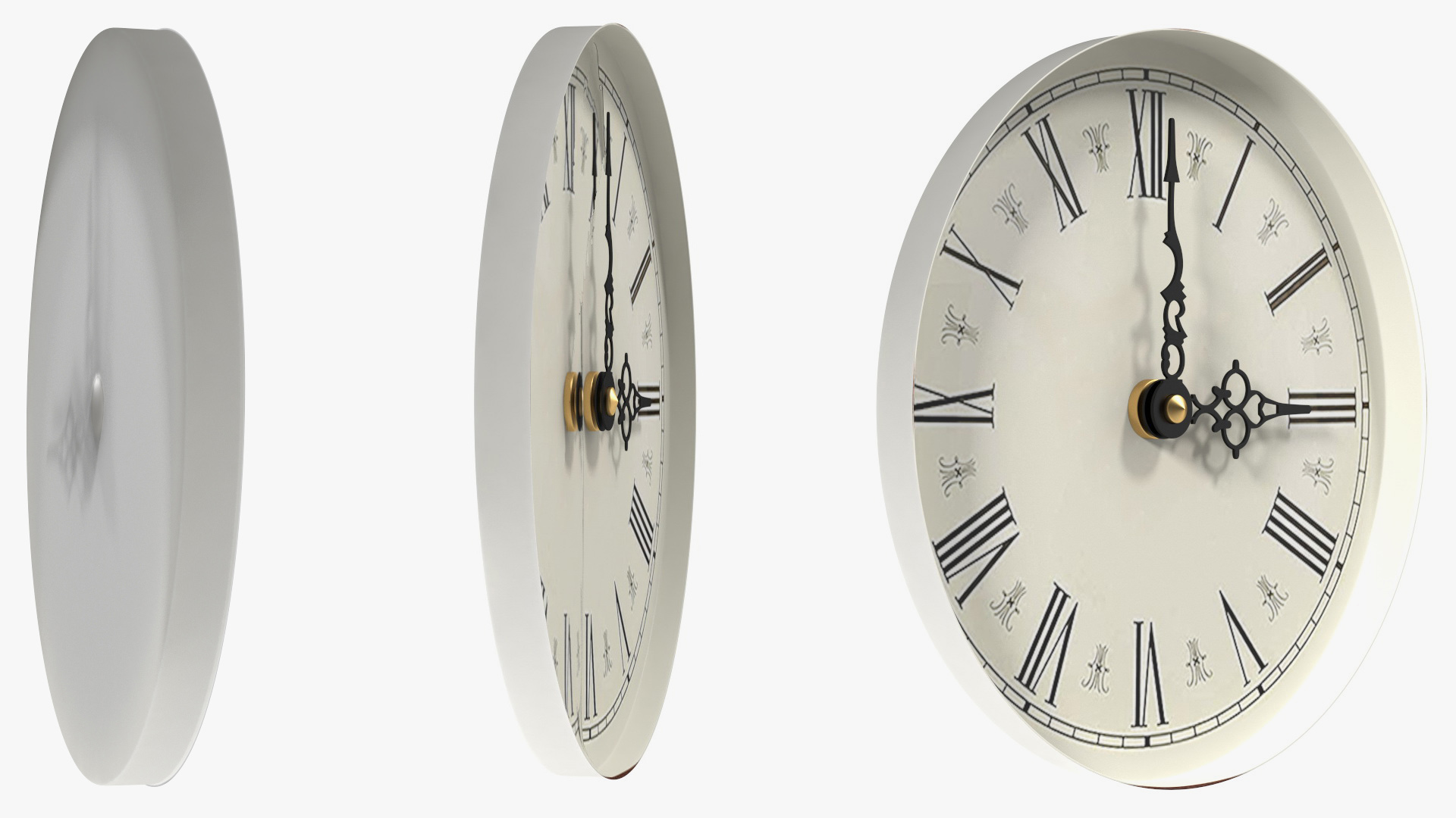3D Vintage Clock Face model