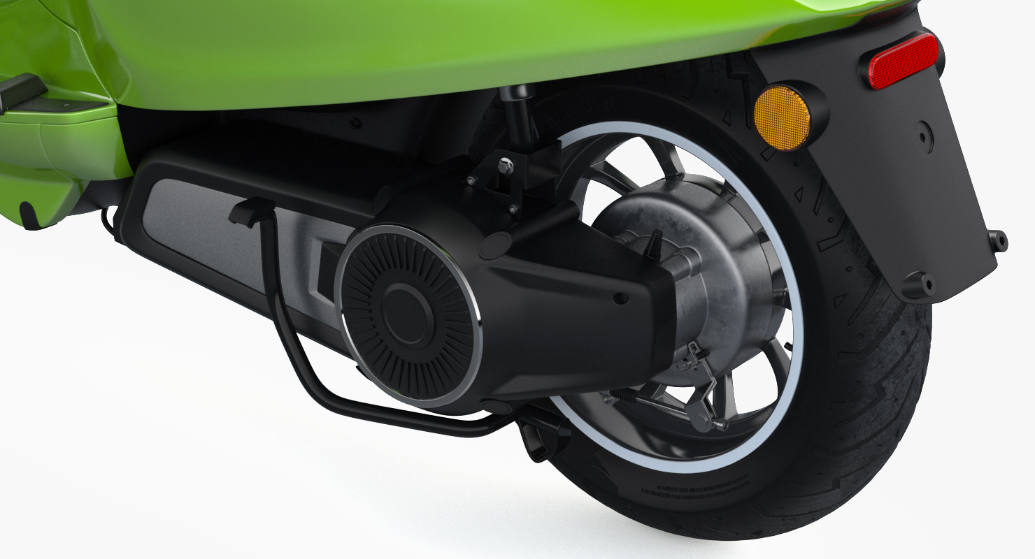 3D Electric Scooter Rigged model