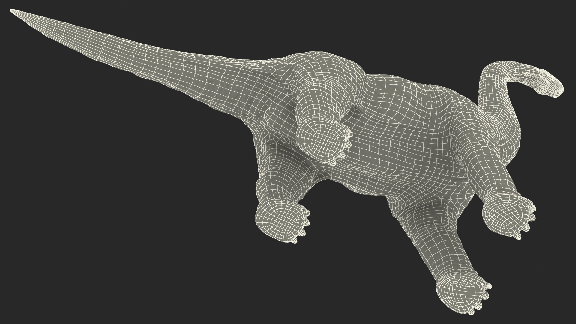 3D Brachiosaurus Altithorax Rigged
