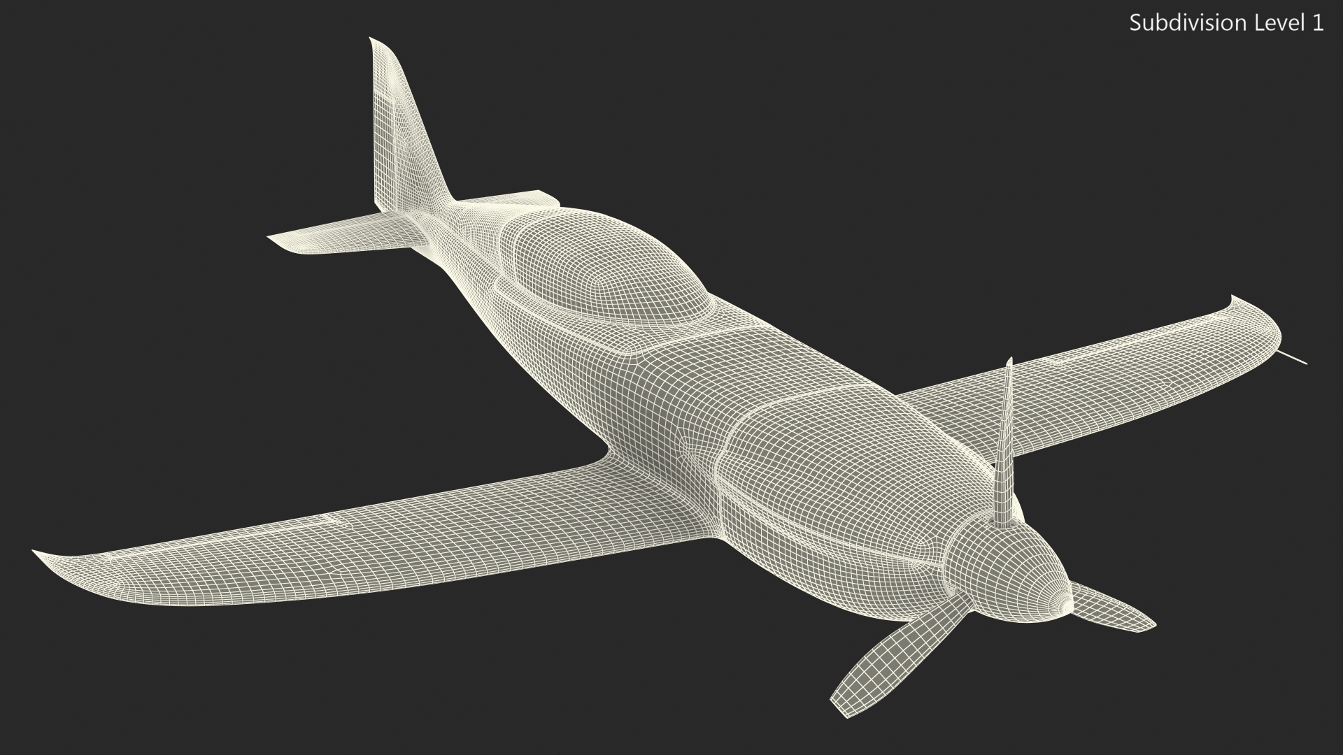 3D All Electric Aircraft Flight model