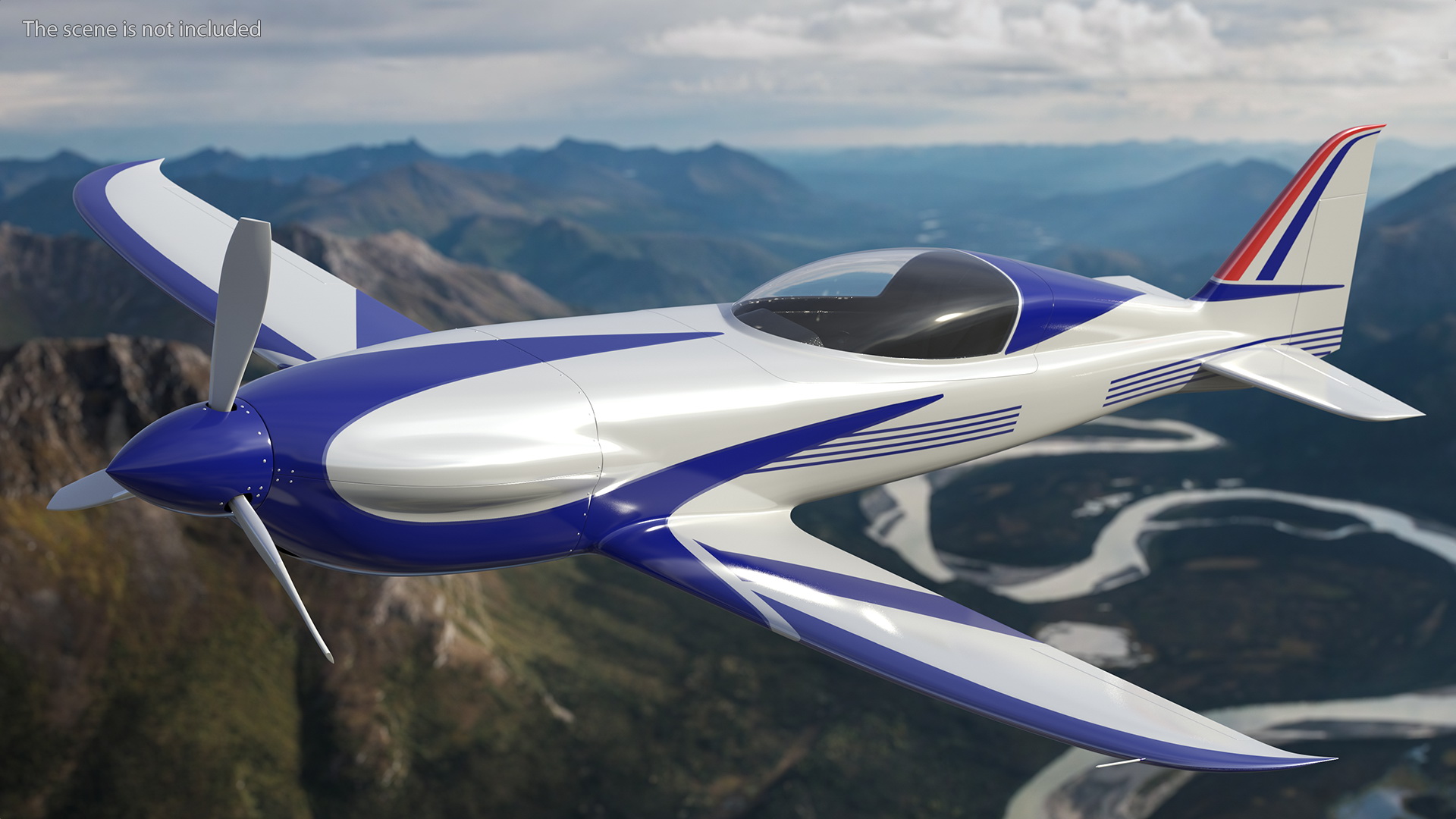 3D All Electric Aircraft Flight model