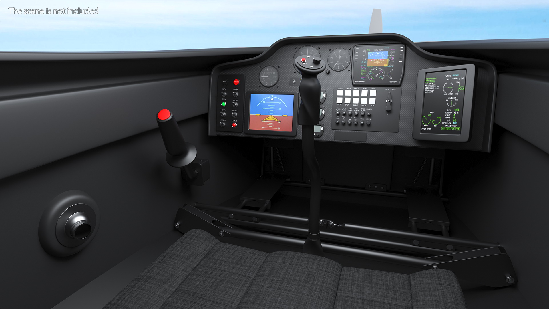 3D All Electric Aircraft Flight model