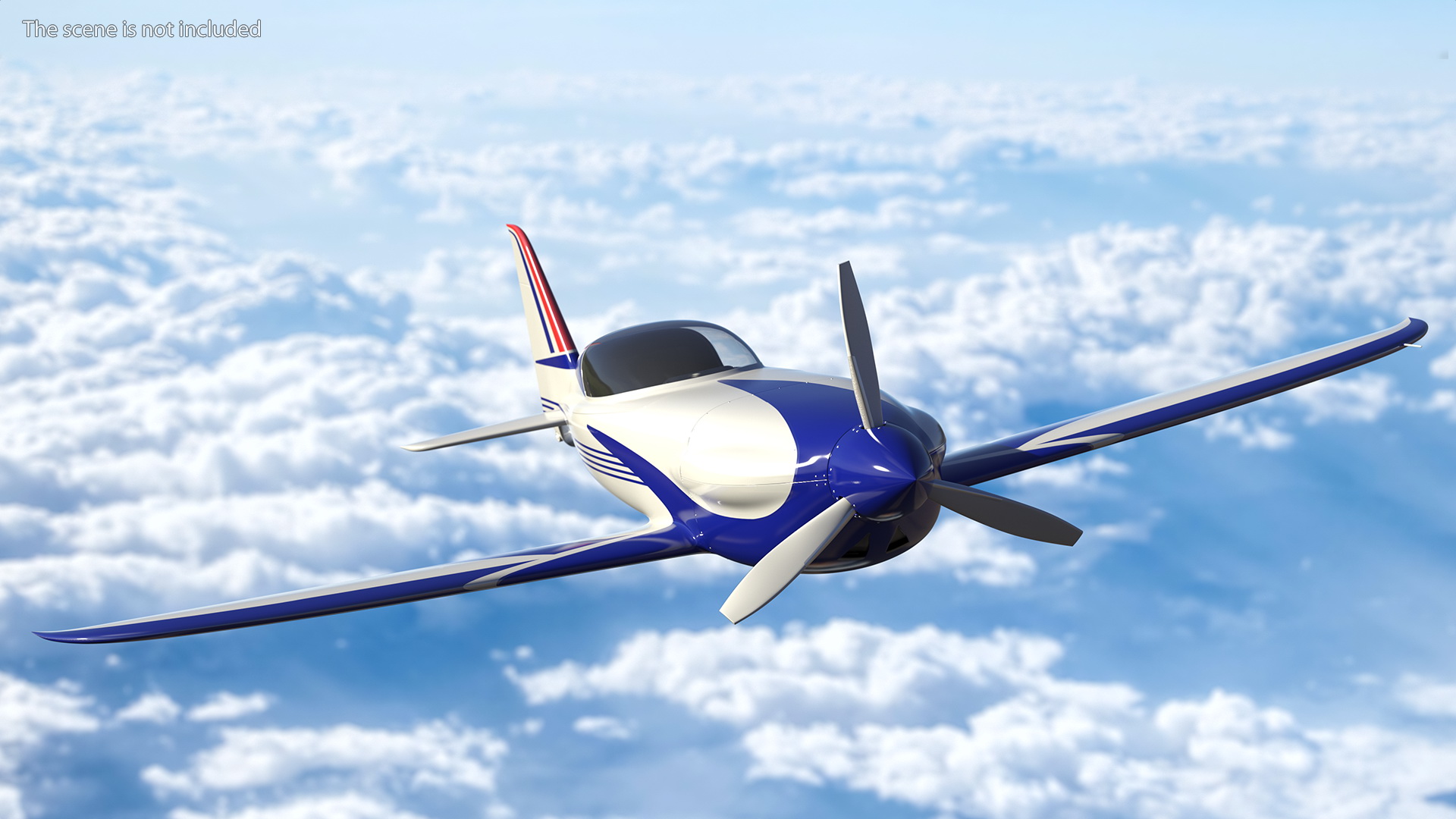 3D All Electric Aircraft Flight model