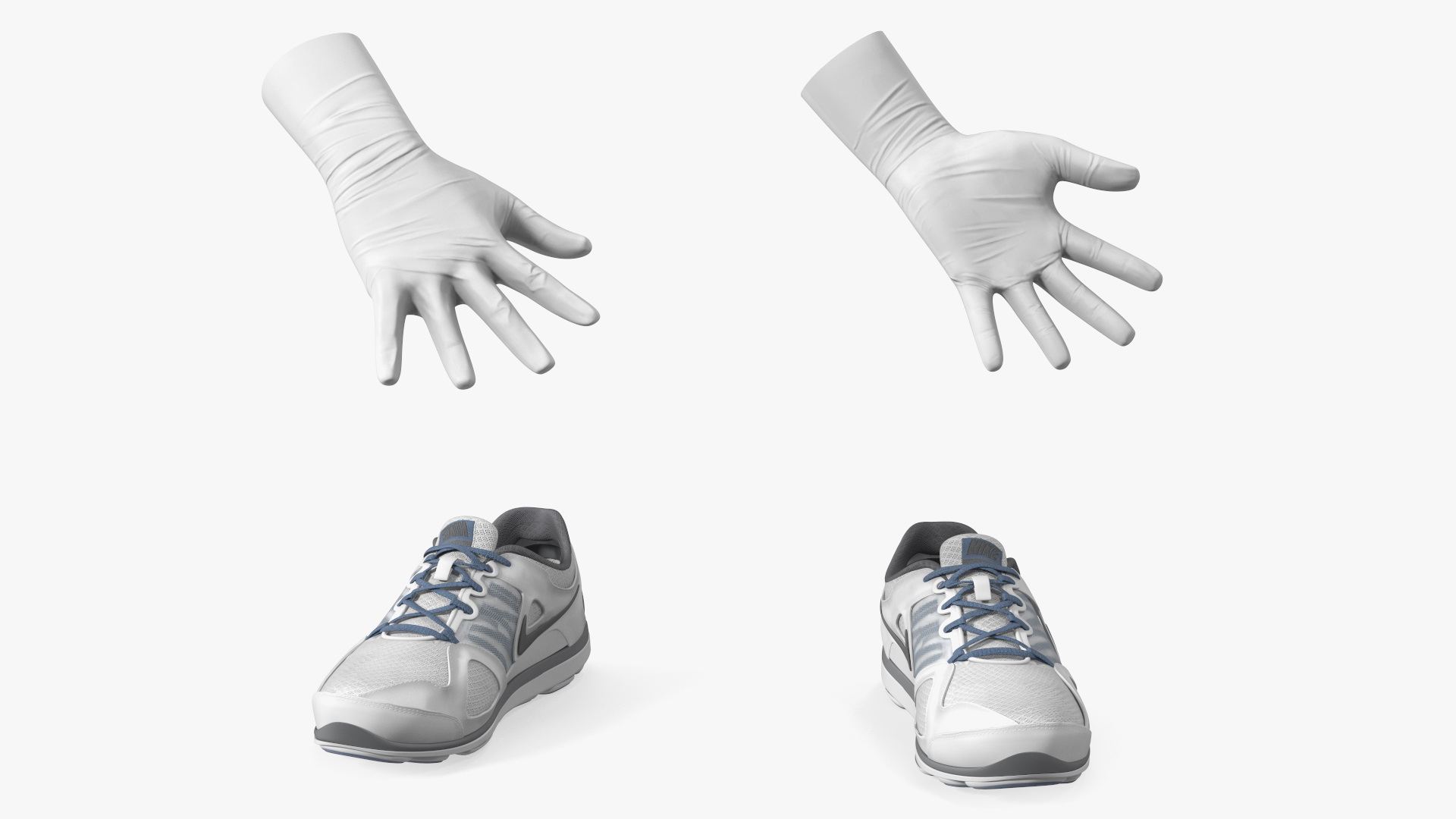 Blue Emergency Surgeon Costume Scrubs 3D