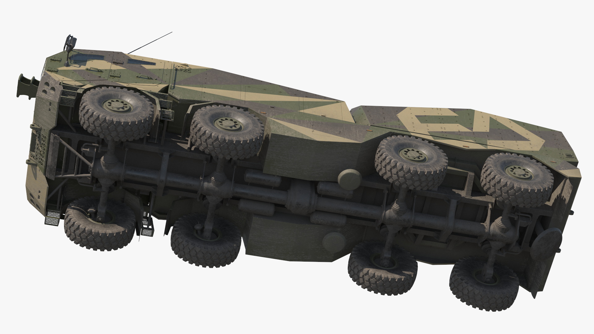 3D Self-Propelled Morana Howitzer Gun in Dirty model