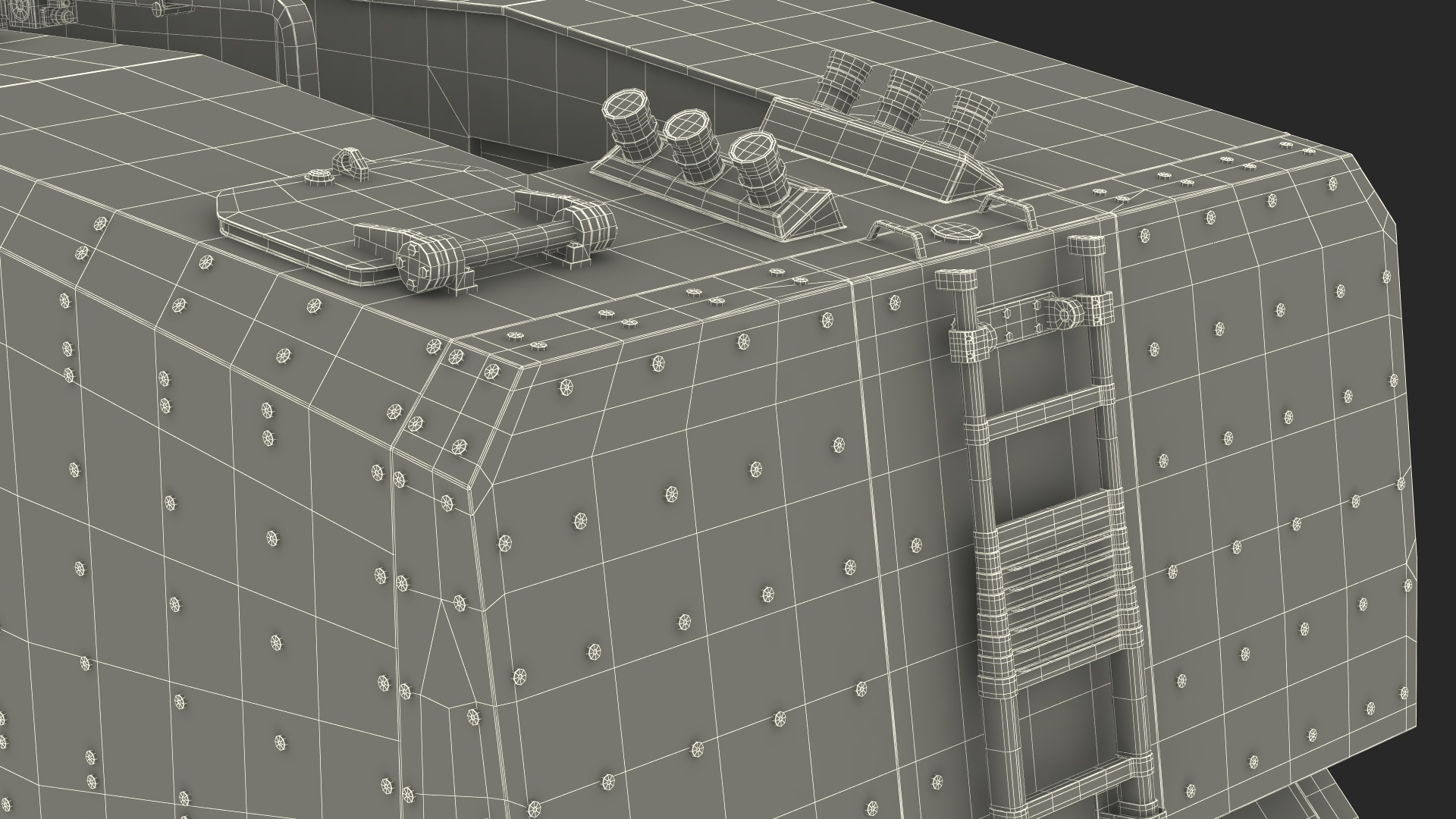 3D Self-Propelled Morana Howitzer Gun in Dirty model