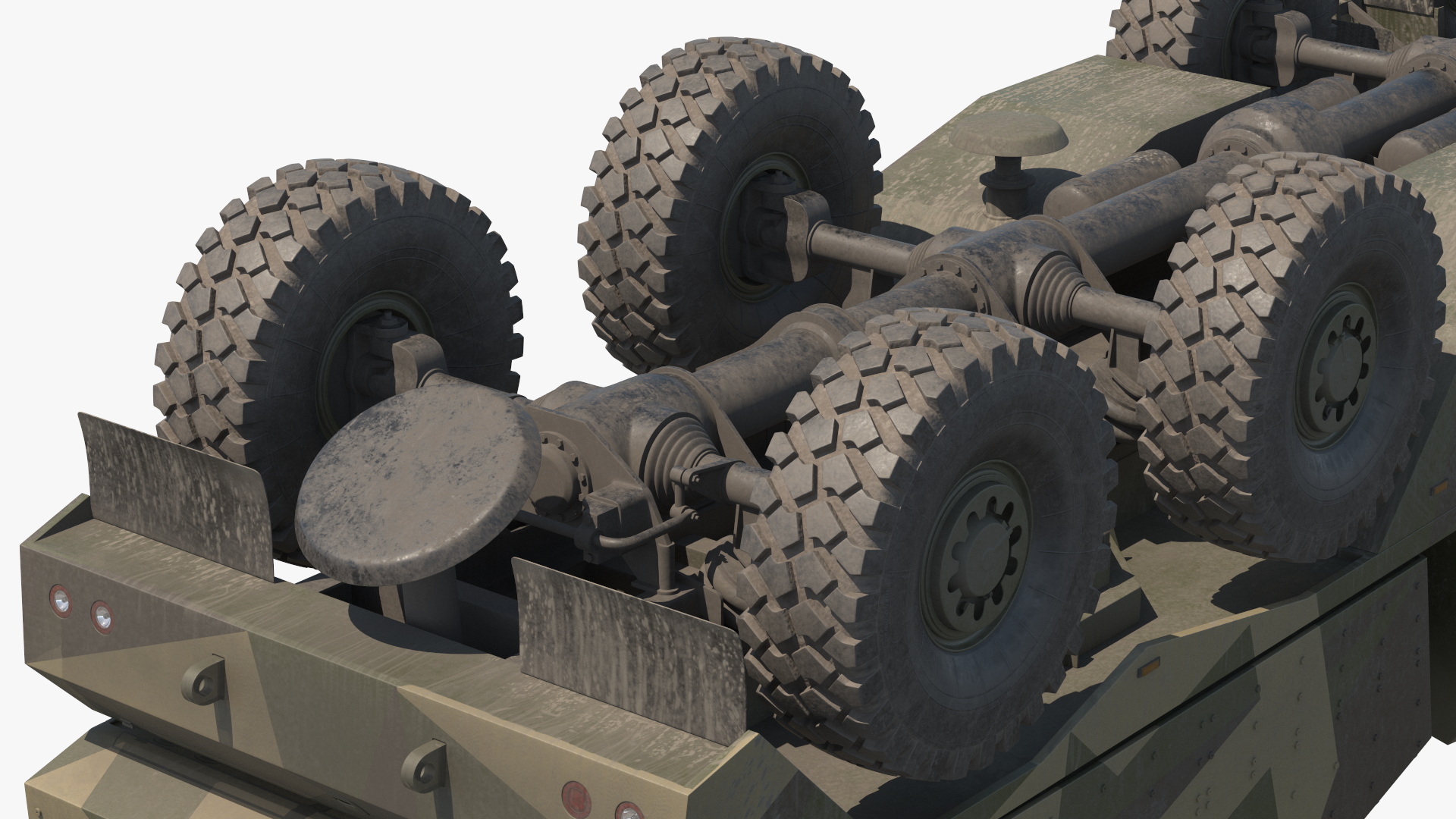 3D Self-Propelled Morana Howitzer Gun in Dirty model