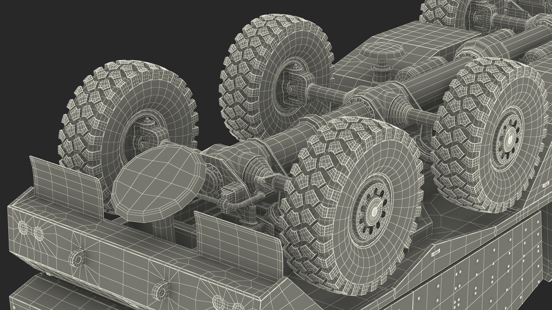 3D Self-Propelled Morana Howitzer Gun in Dirty model