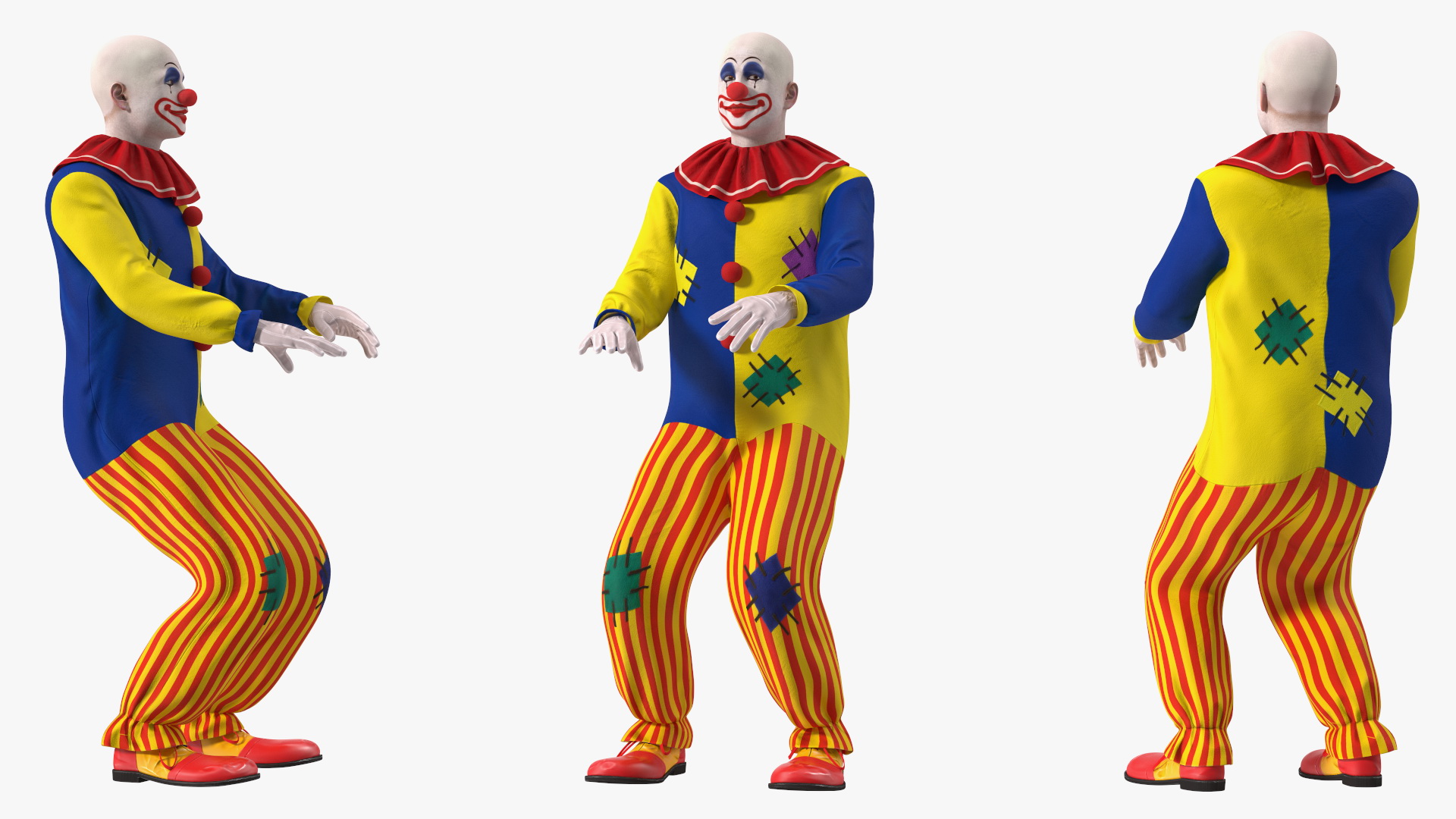 3D model Circus Ticket Booth with Clown