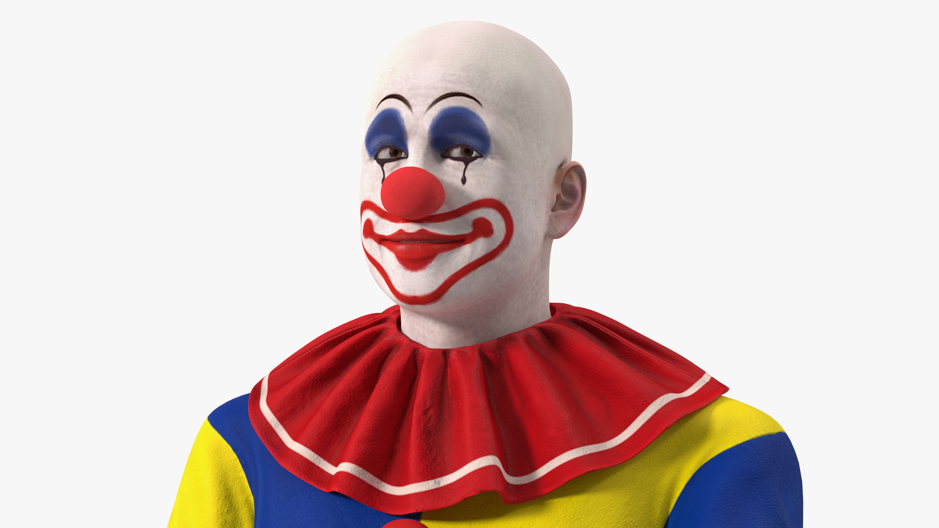 3D model Circus Ticket Booth with Clown