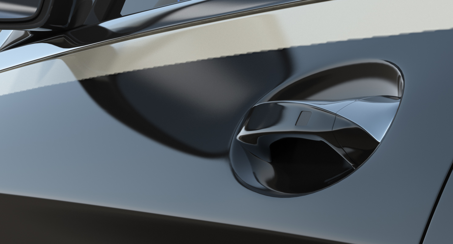 3D Mercedes Benz S-Class Maybach Rigged