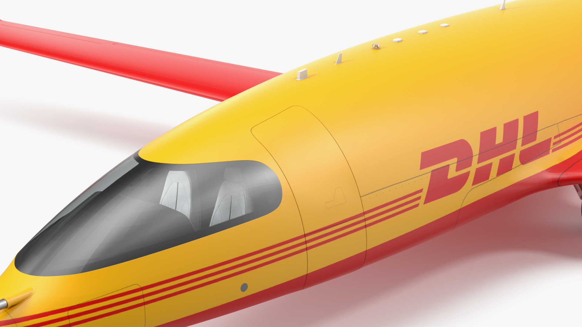 3D Eviation Alice Electric Aircraft DHL Rigged model