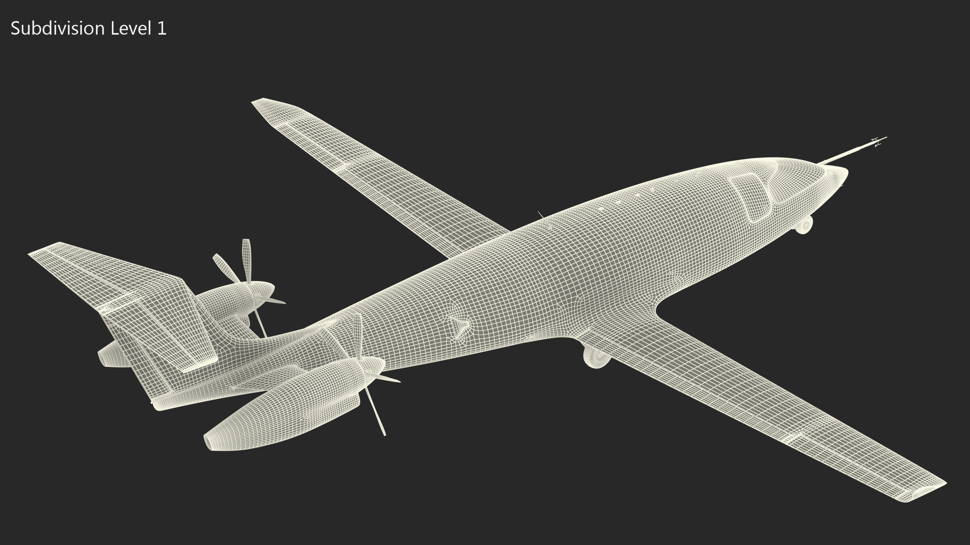 3D Eviation Alice Electric Aircraft DHL Rigged model