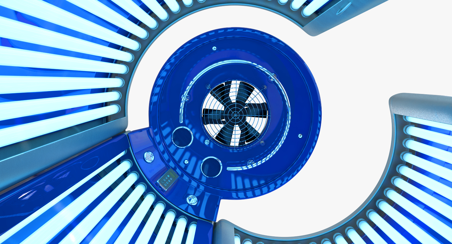 3D Tanning Bed Solarium Vertical Solarium Machine