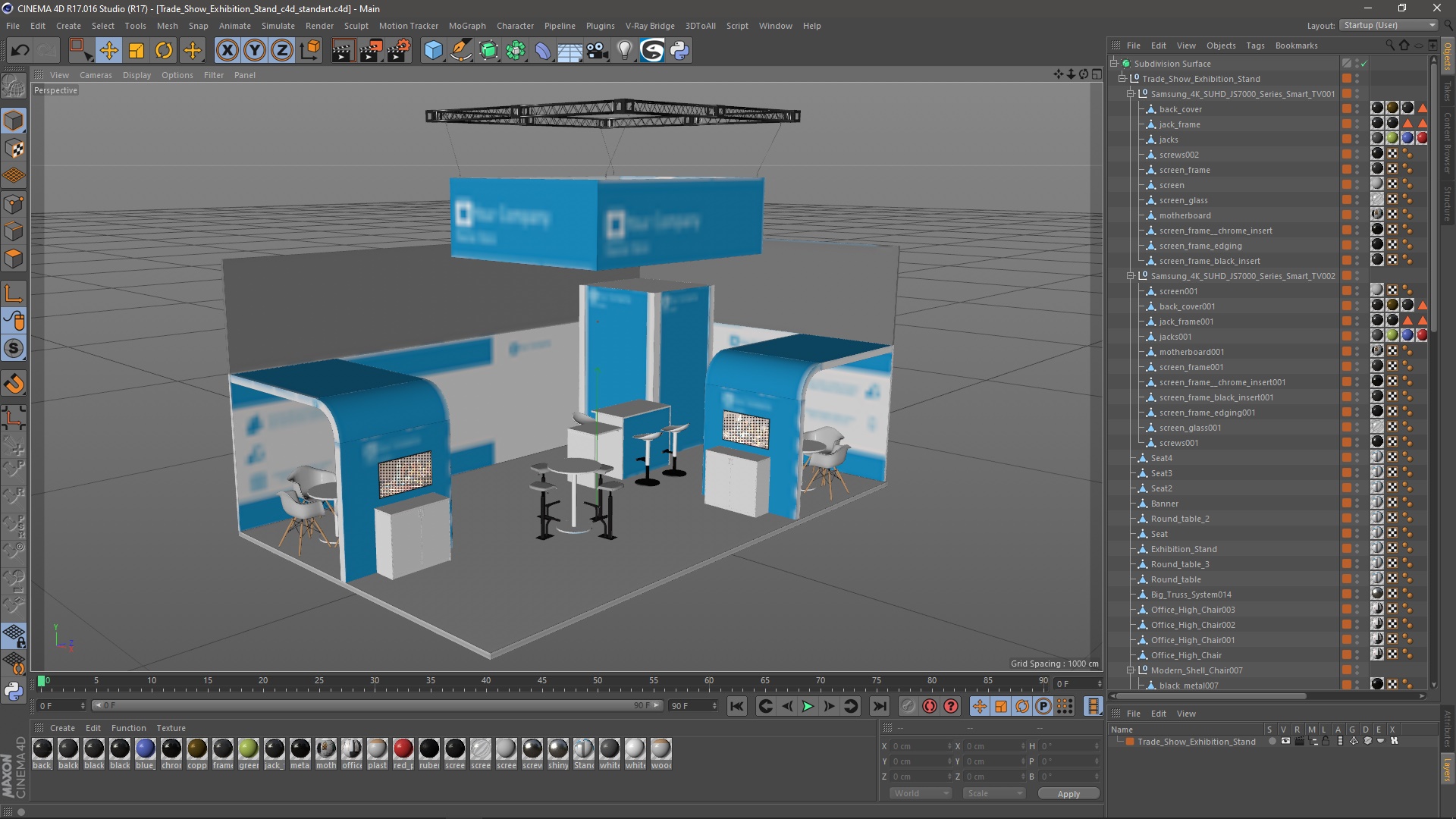 Trade Show Exhibition Stand 3D