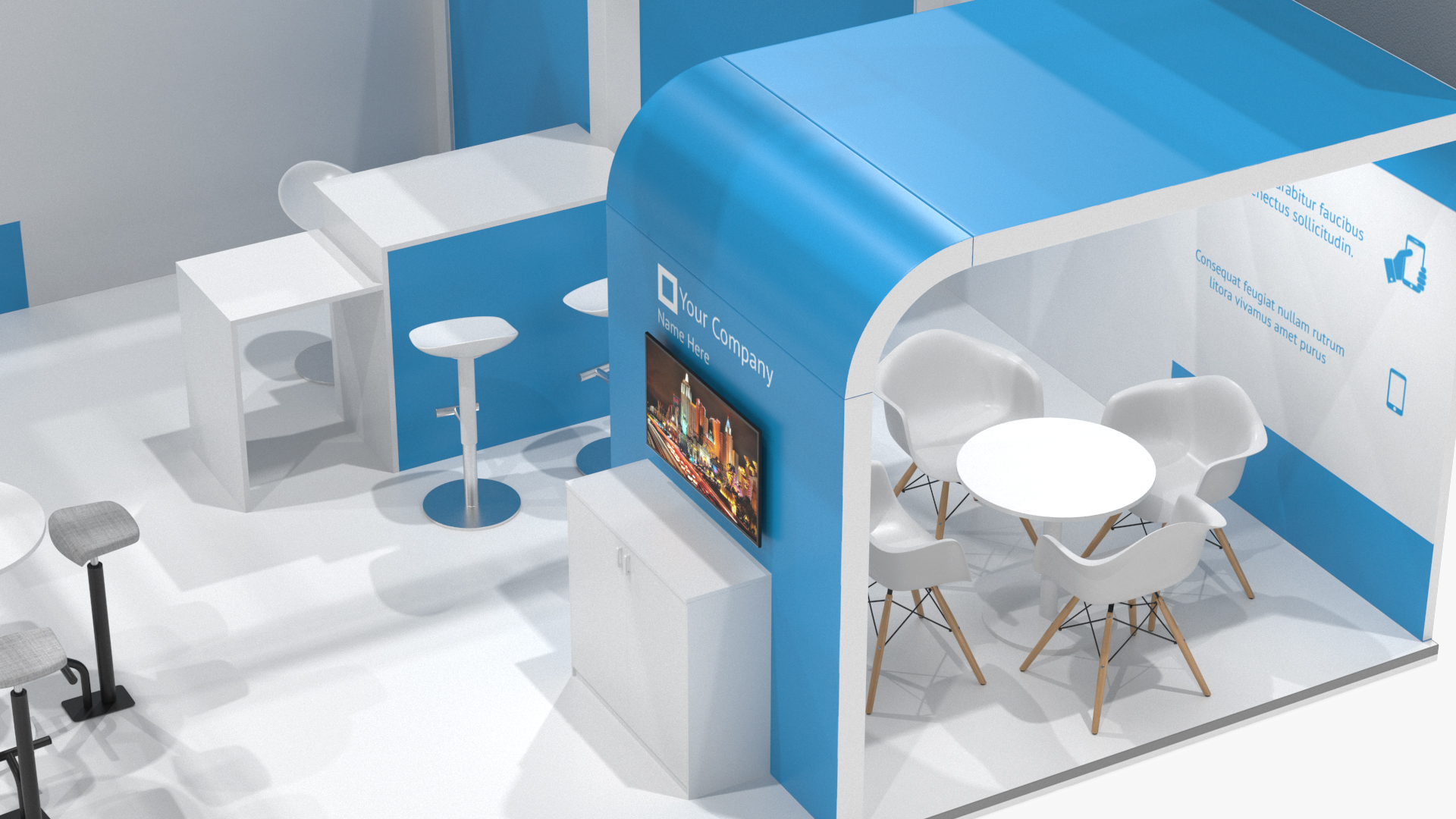 Trade Show Exhibition Stand 3D