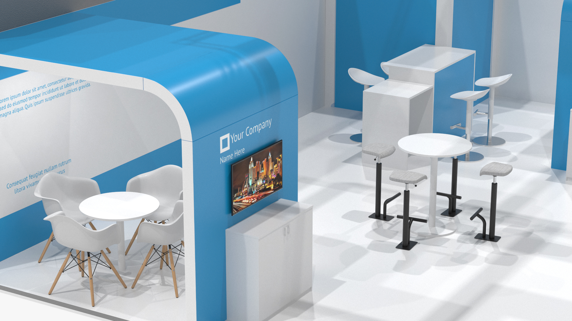 Trade Show Exhibition Stand 3D