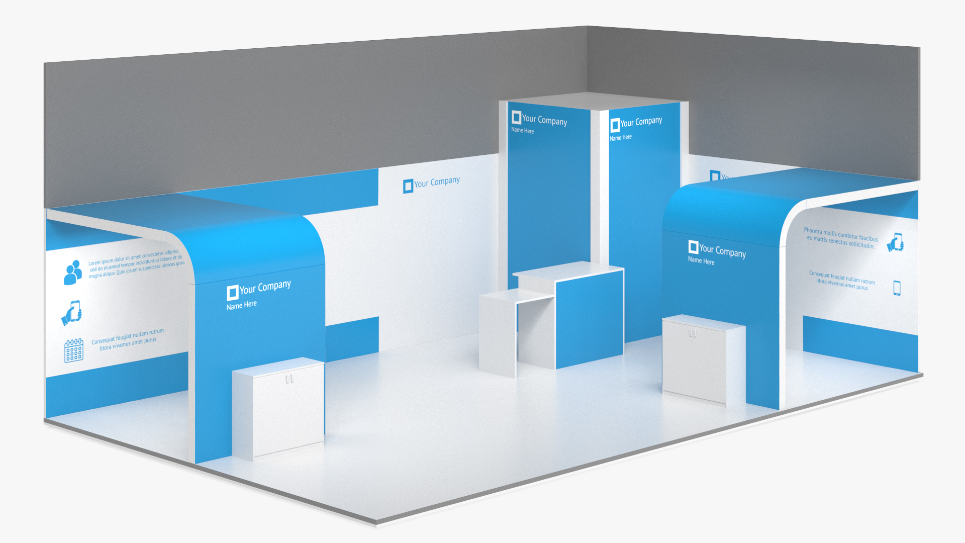 Trade Show Exhibition Stand 3D