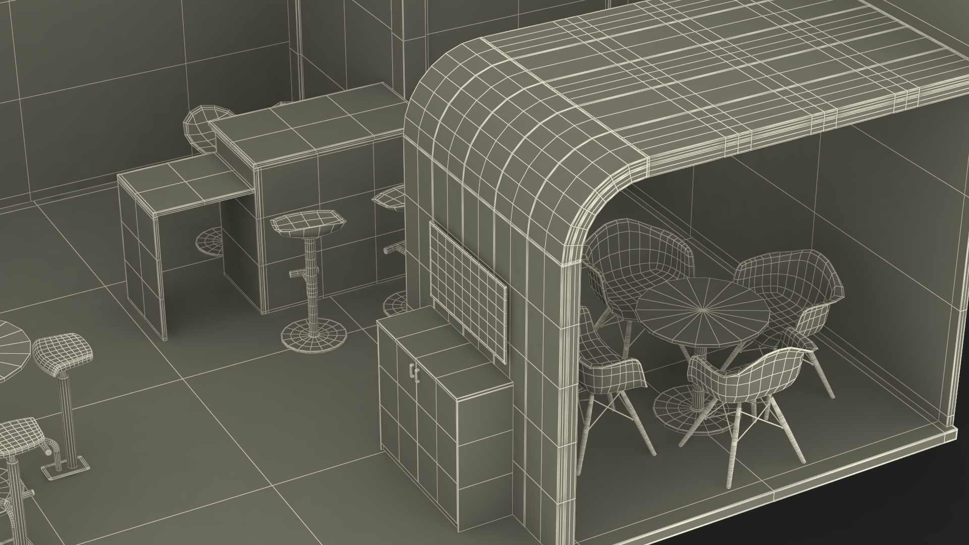 Trade Show Exhibition Stand 3D
