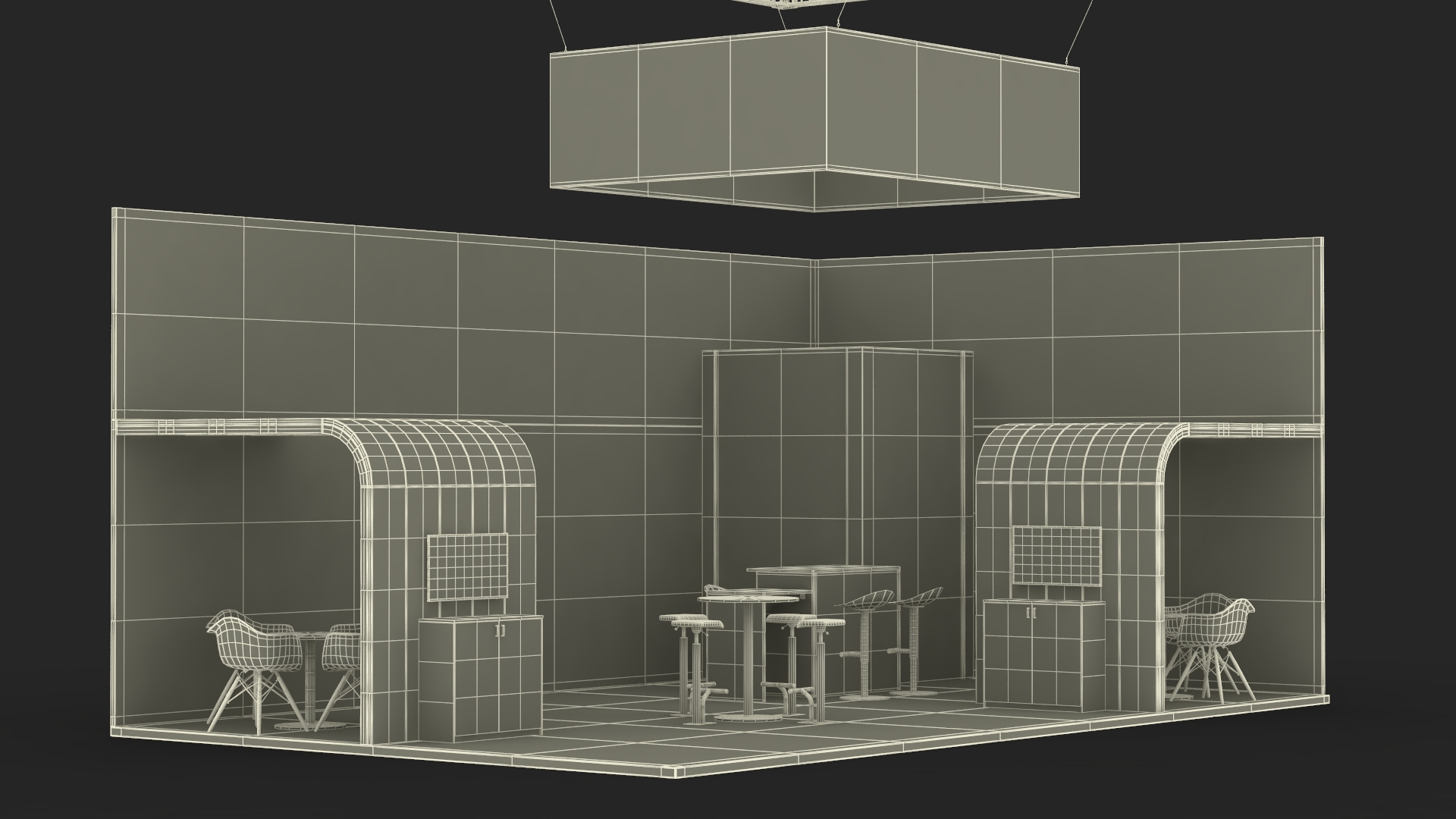 Trade Show Exhibition Stand 3D