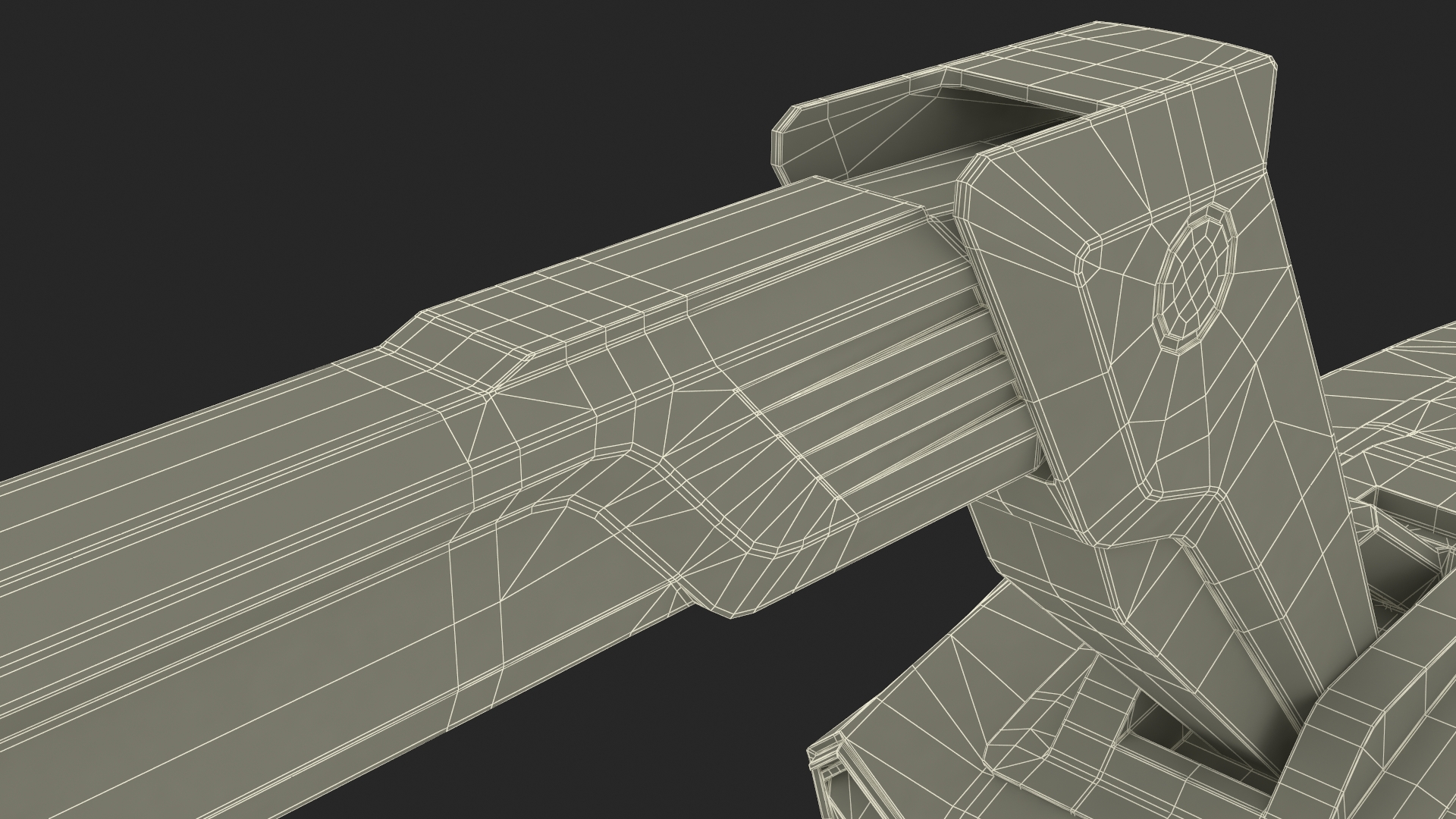 Futuristic Excavator Machine New 3D