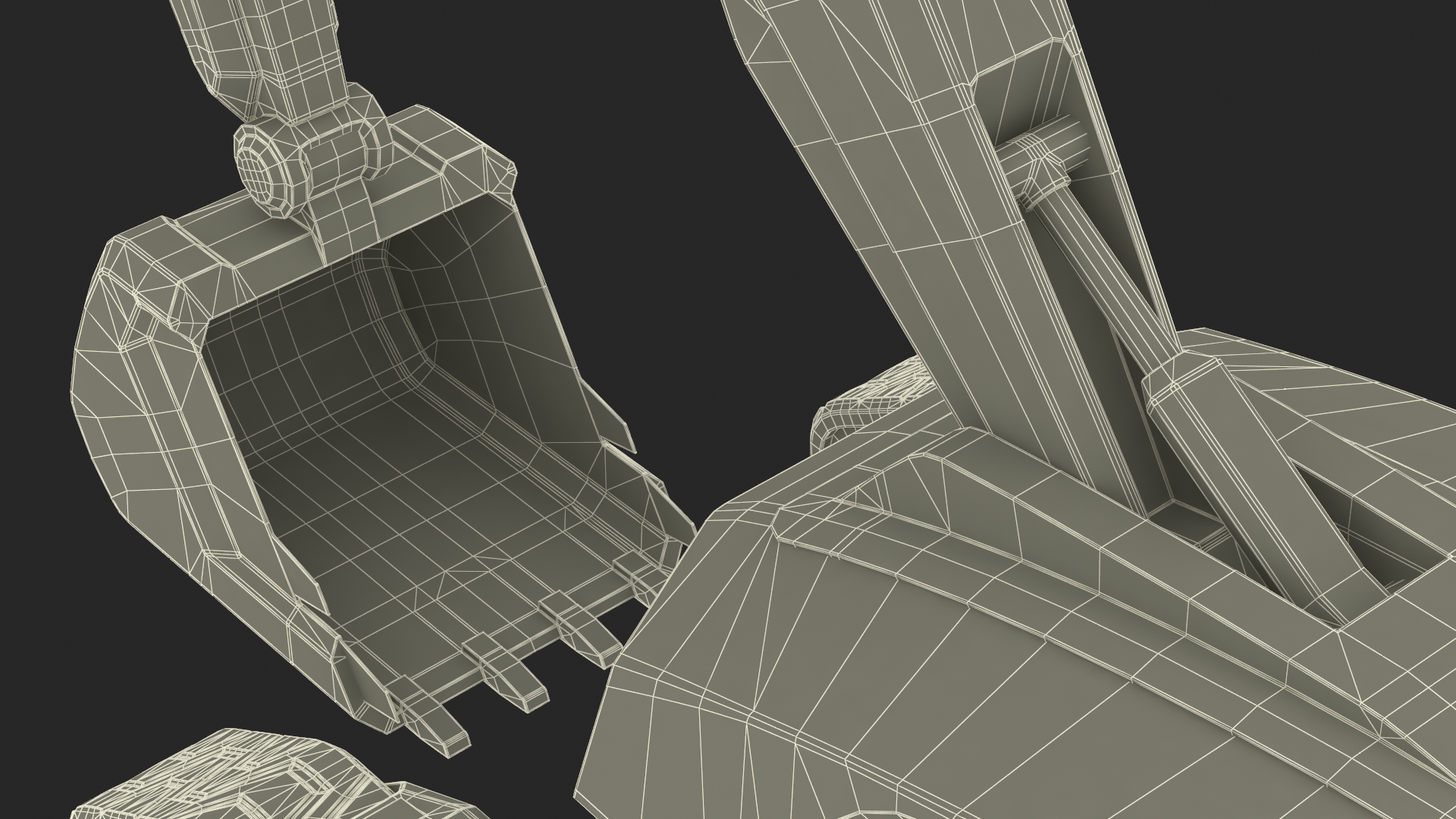 Futuristic Excavator Machine New 3D