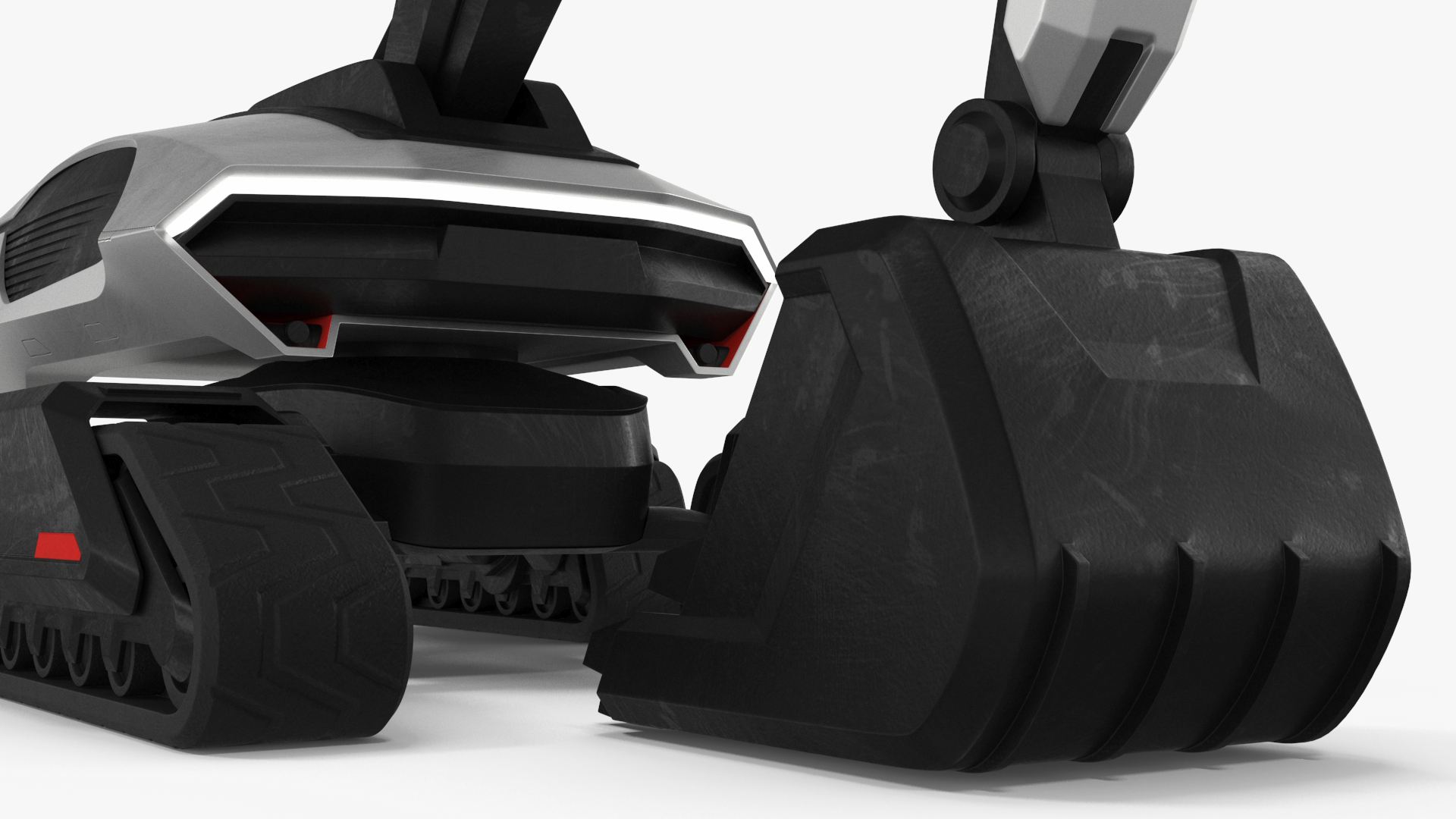 Futuristic Excavator Machine New 3D