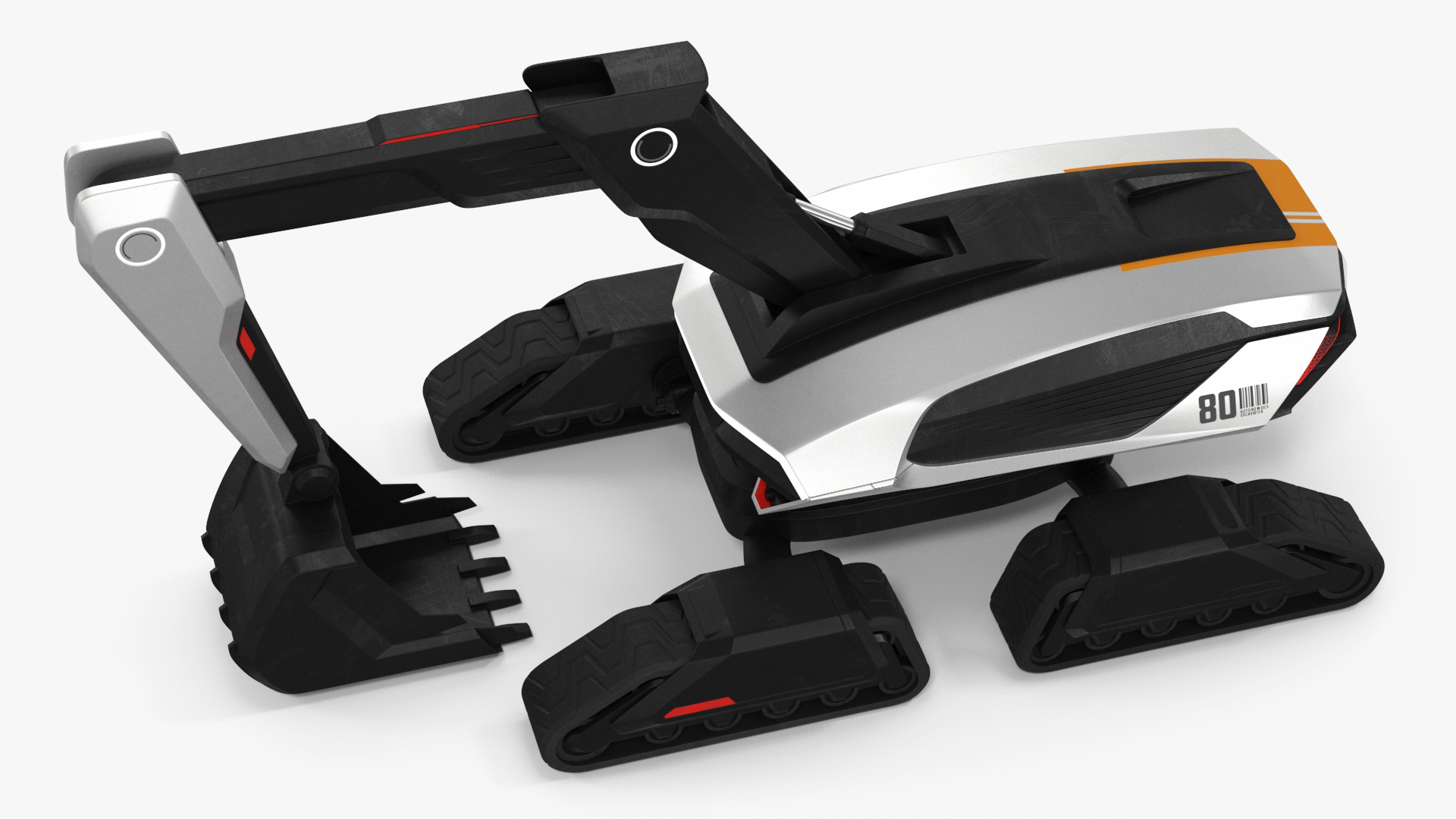 Futuristic Excavator Machine New 3D