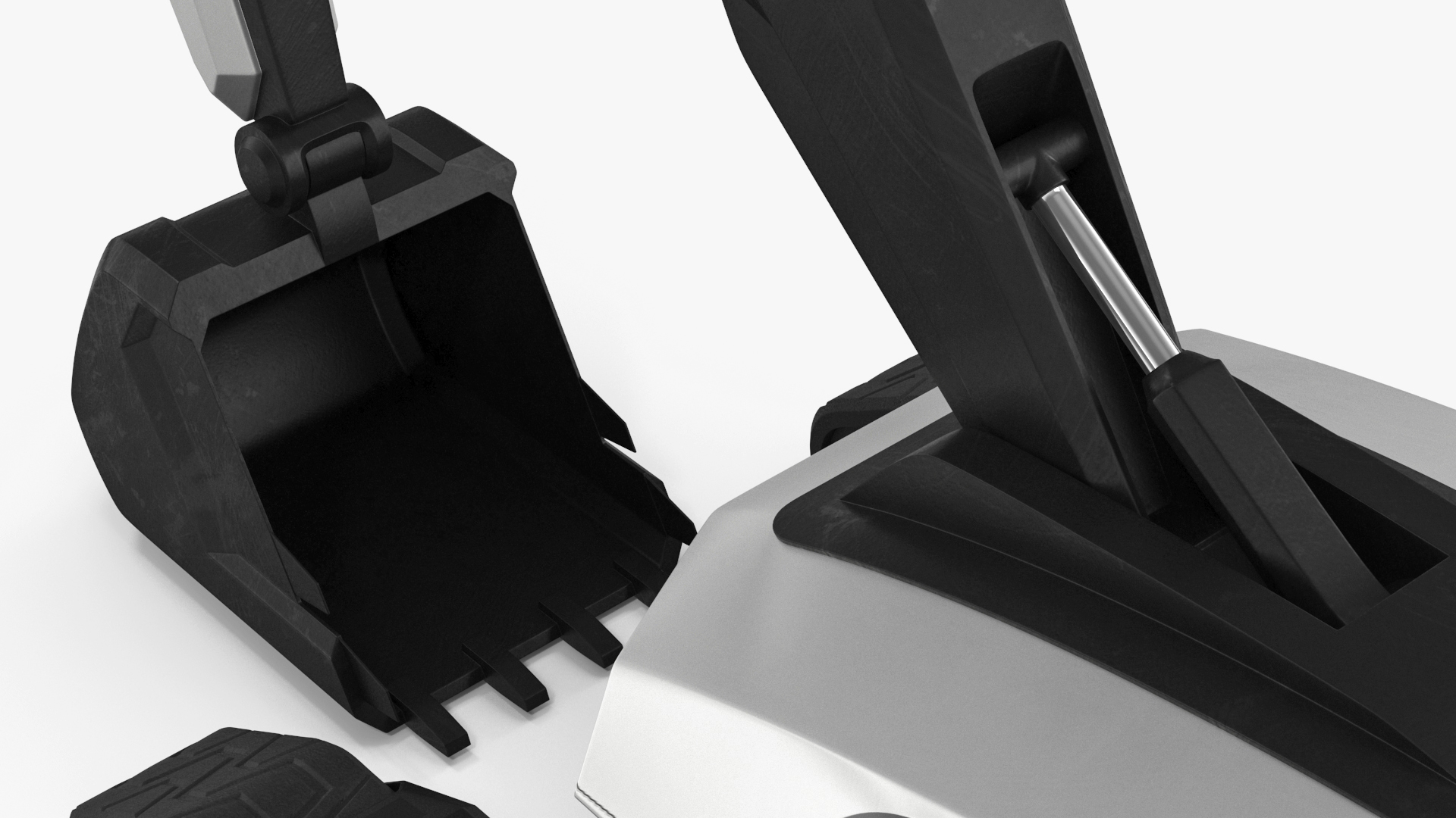 Futuristic Excavator Machine New 3D
