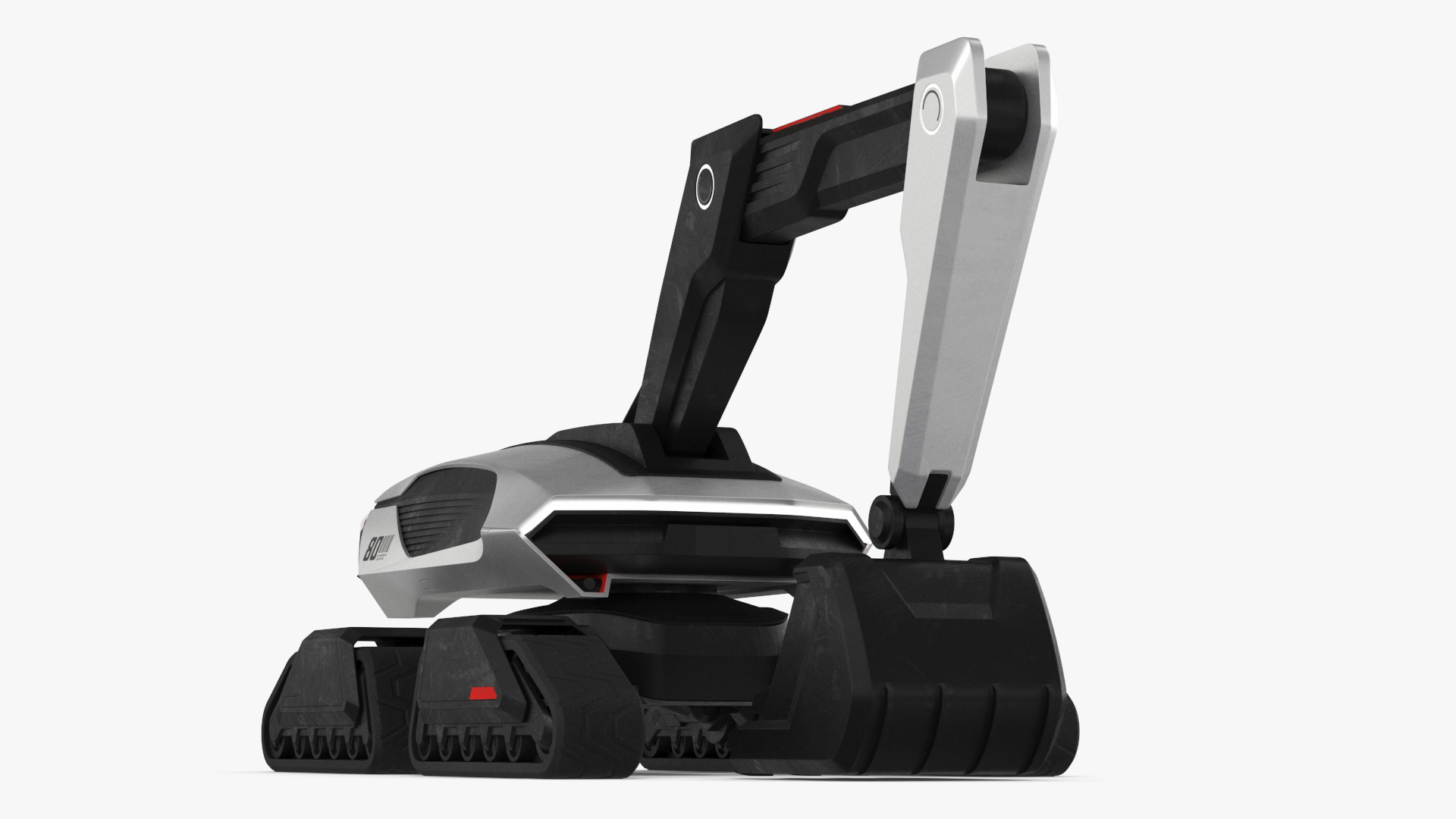 Futuristic Excavator Machine New 3D