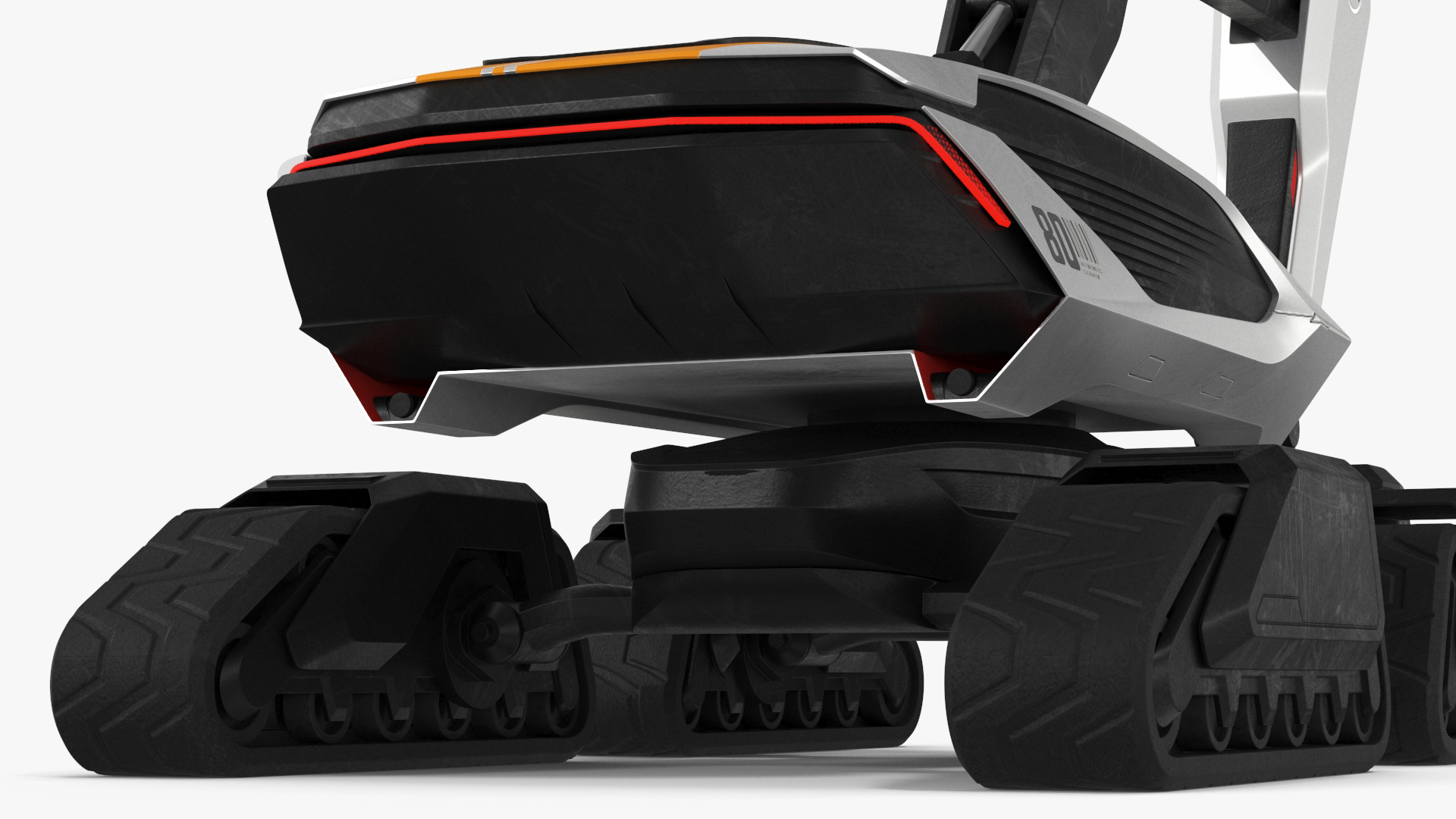 Futuristic Excavator Machine New 3D